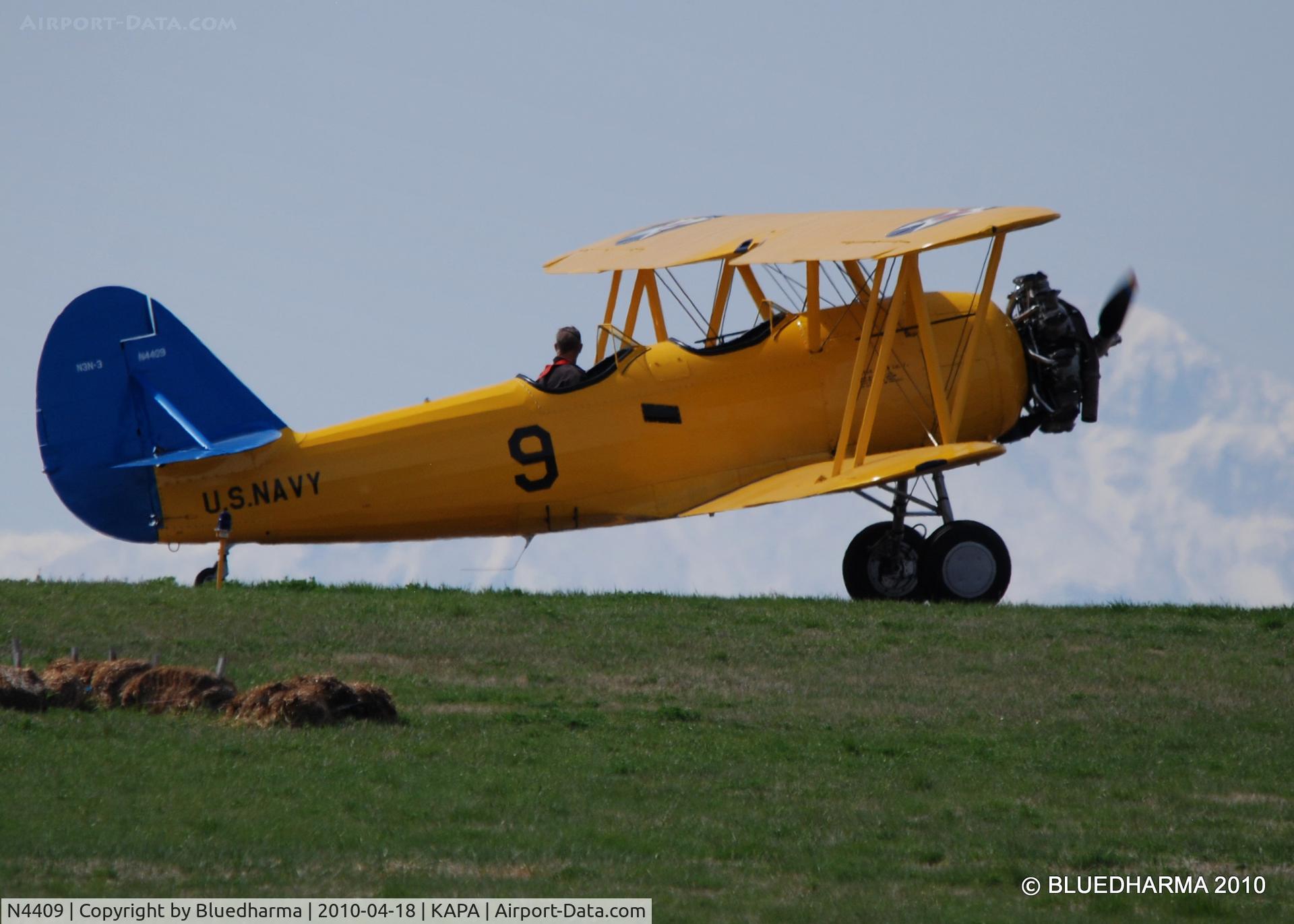 N4409, 1941 Naval Aircraft Factory N3N-3 C/N 4409, Position and Hold