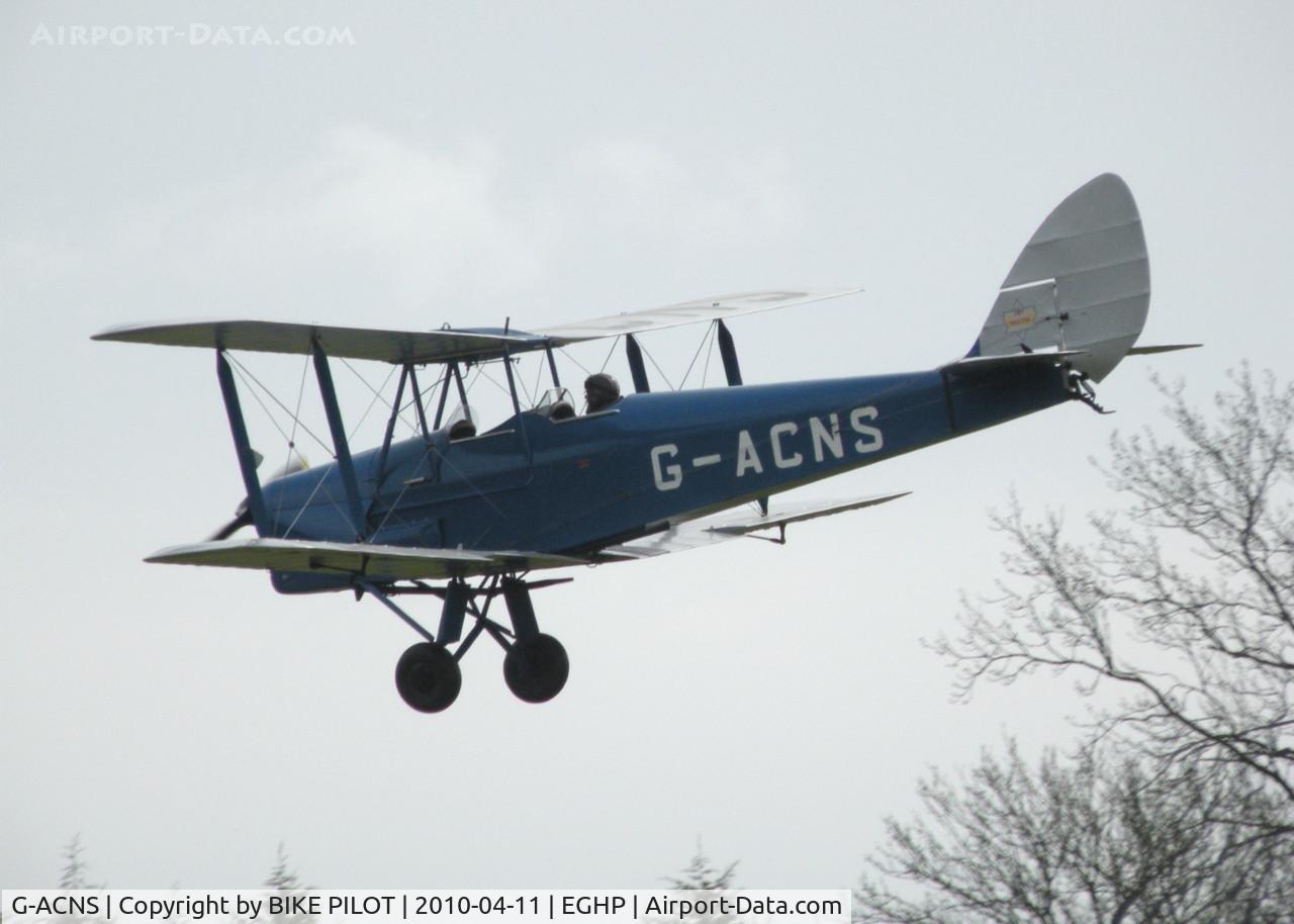 G-ACNS, 1934 De Havilland DH.60G-III Moth Major C/N 5068, FINALS FOR RWY 03.JODEL FLY-IN 2010-04-11
