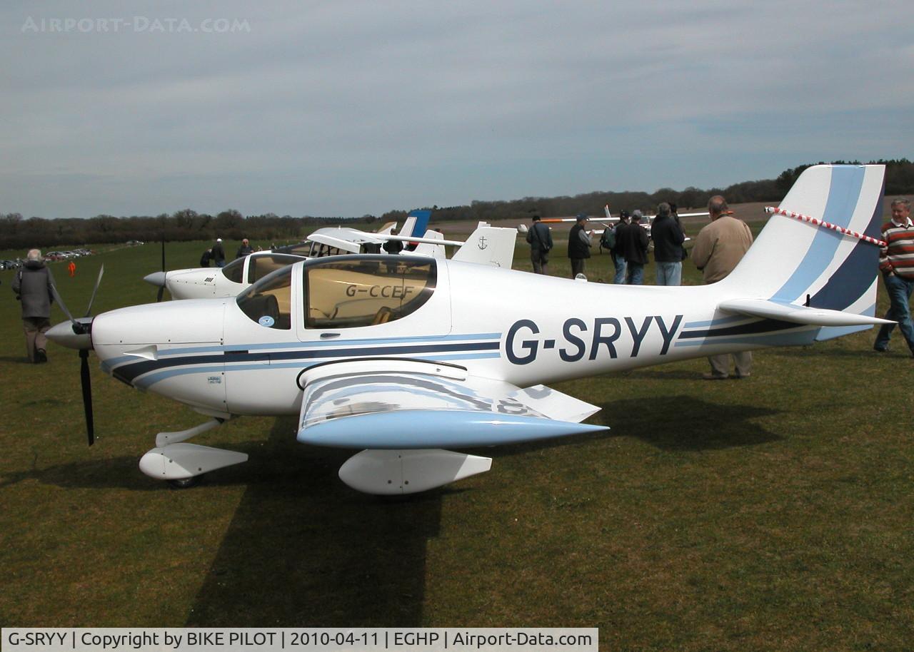 G-SRYY, 2002 Europa XS Tri-Gear C/N PFA 247-13806, JODEL FLY-IN 2010-04-11