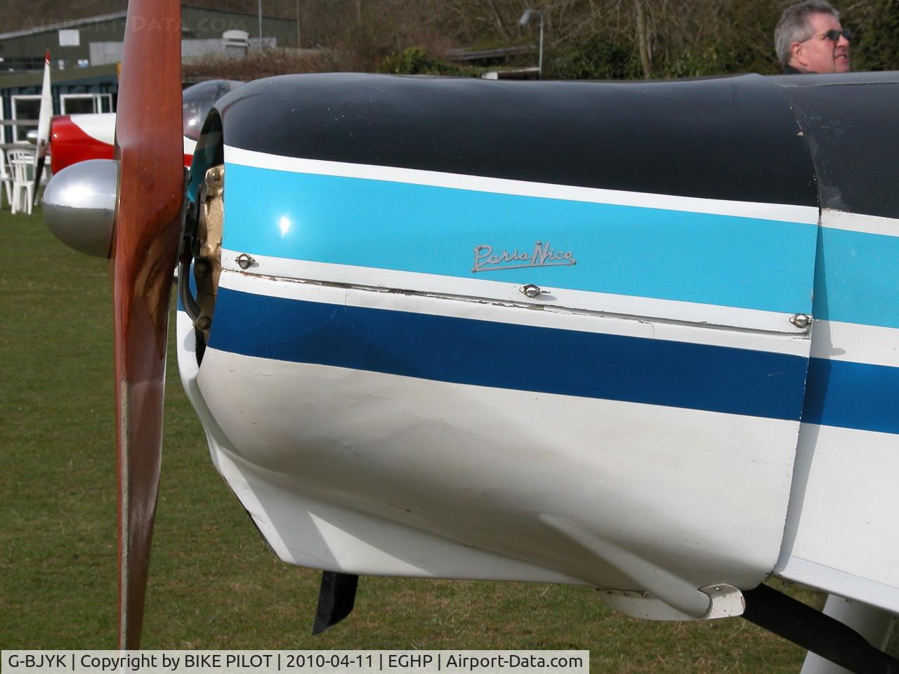 G-BJYK, 1960 Jodel (Wassmer) D-120A Paris-Nice C/N 185, CONTINENTAL 0-200-A. JODEL FLY-IN 2010-04-11