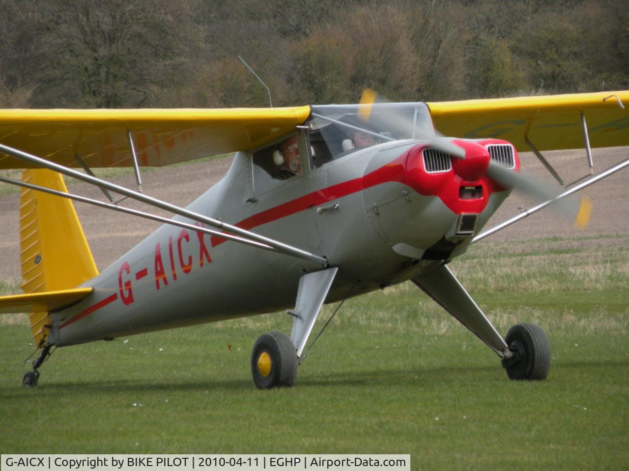 G-AICX, 1946 Luscombe 8A Silvaire C/N 2568, JODEL FLY-IN 2010-04-11