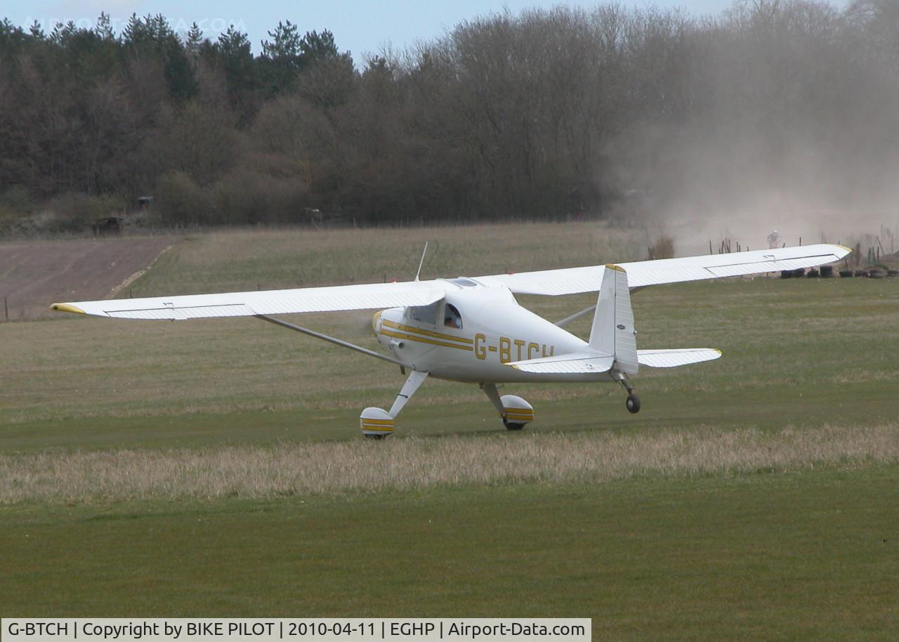 G-BTCH, 1948 Luscombe 8E Silvaire C/N 6403, DEPARTING RWY 03. JODEL FLY-IN 2010-04-11