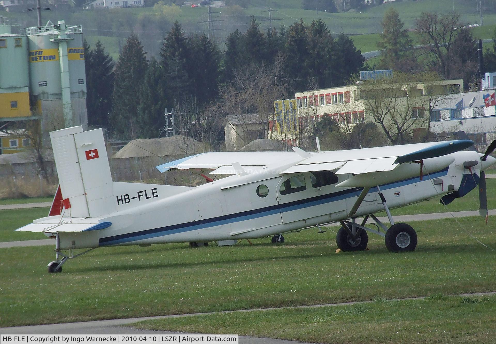 HB-FLE, 1994 Pilatus PC-6/B2-H4 Turbo Porter C/N 912, Pilatus PC-6/B2-H4 at St.Gallen-Altenrhein airfield