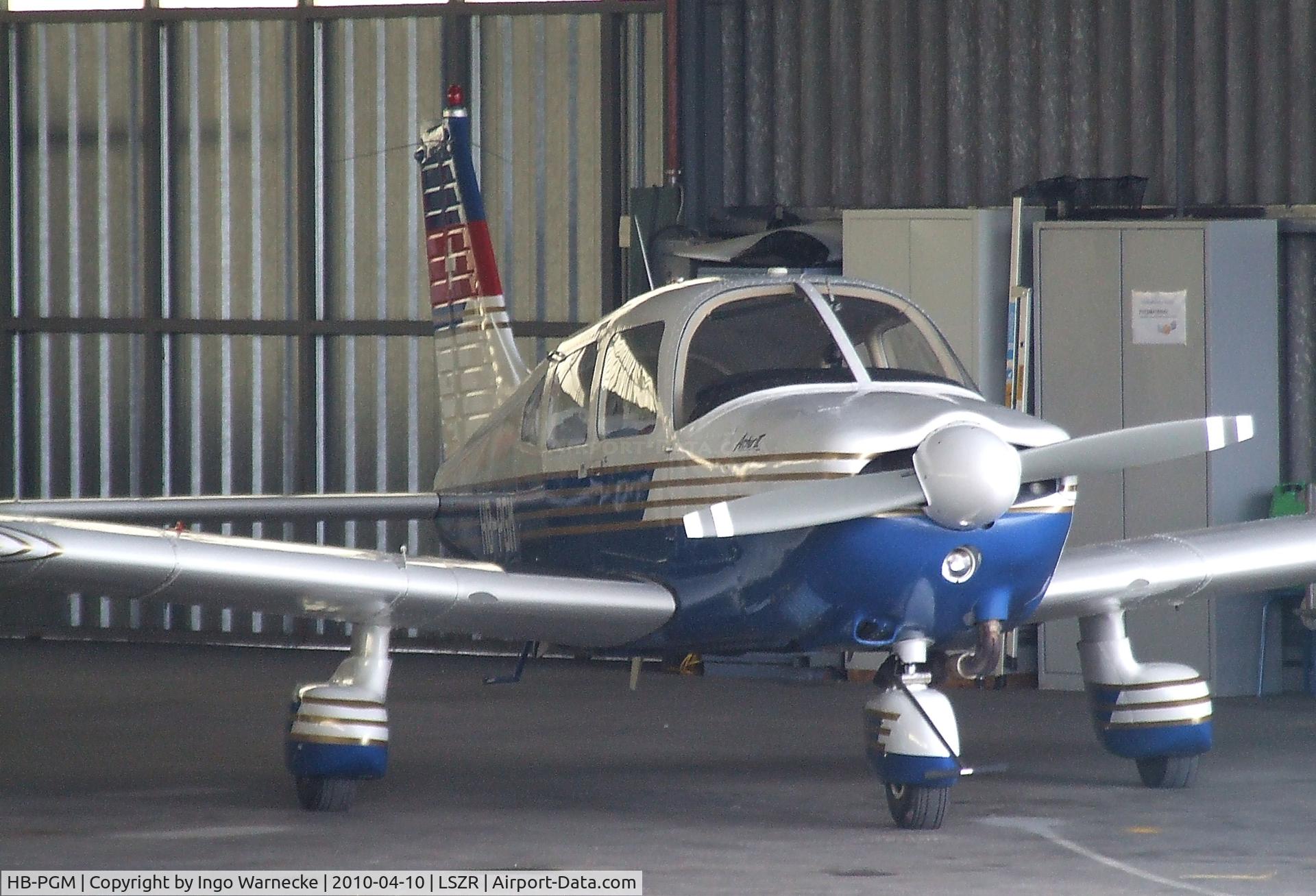 HB-PGM, 1981 Piper PA-28-181 Archer II C/N 28-8190245, Piper PA-28-181 Archer II at St.Gallen-Altenrhein airfield