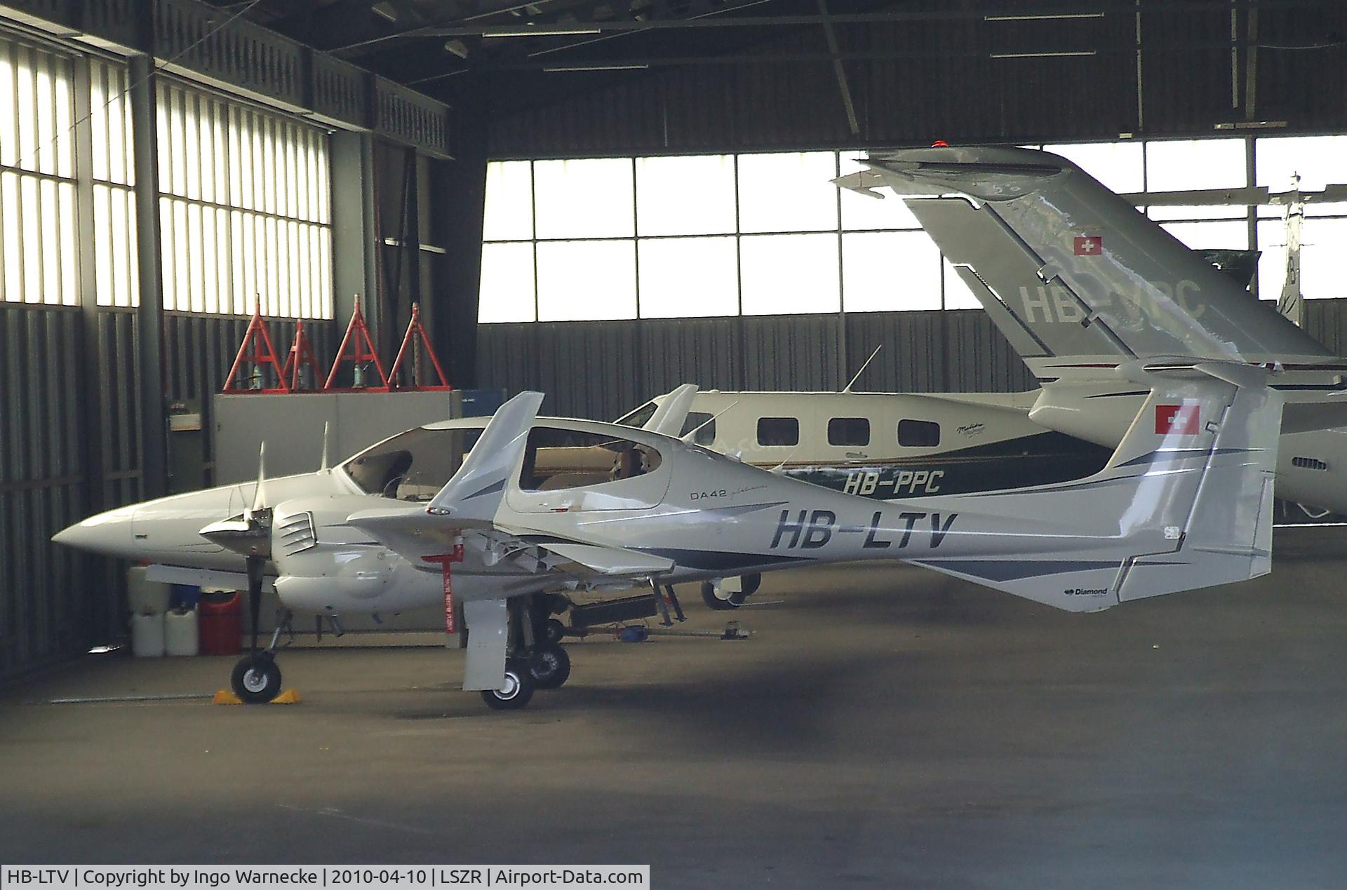 HB-LTV, 2007 Diamond DA-42 Twin Star C/N 42.284, Diamond DA-42 Twin Star at St.Gallen-Altenrhein airfield