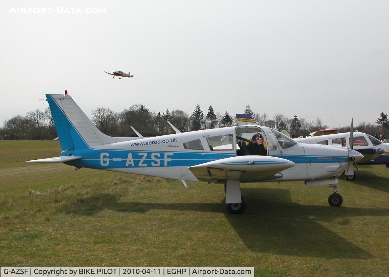 G-AZSF, 1972 Piper PA-28R-200-2 Cherokee Arrow II C/N 28R-7235048, JODEL FLY-IN 2010-04-11