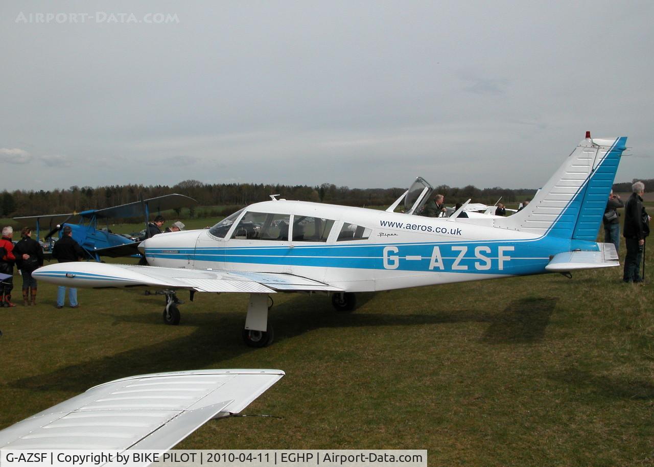 G-AZSF, 1972 Piper PA-28R-200-2 Cherokee Arrow II C/N 28R-7235048, JODEL FLY-IN 2010-04-11