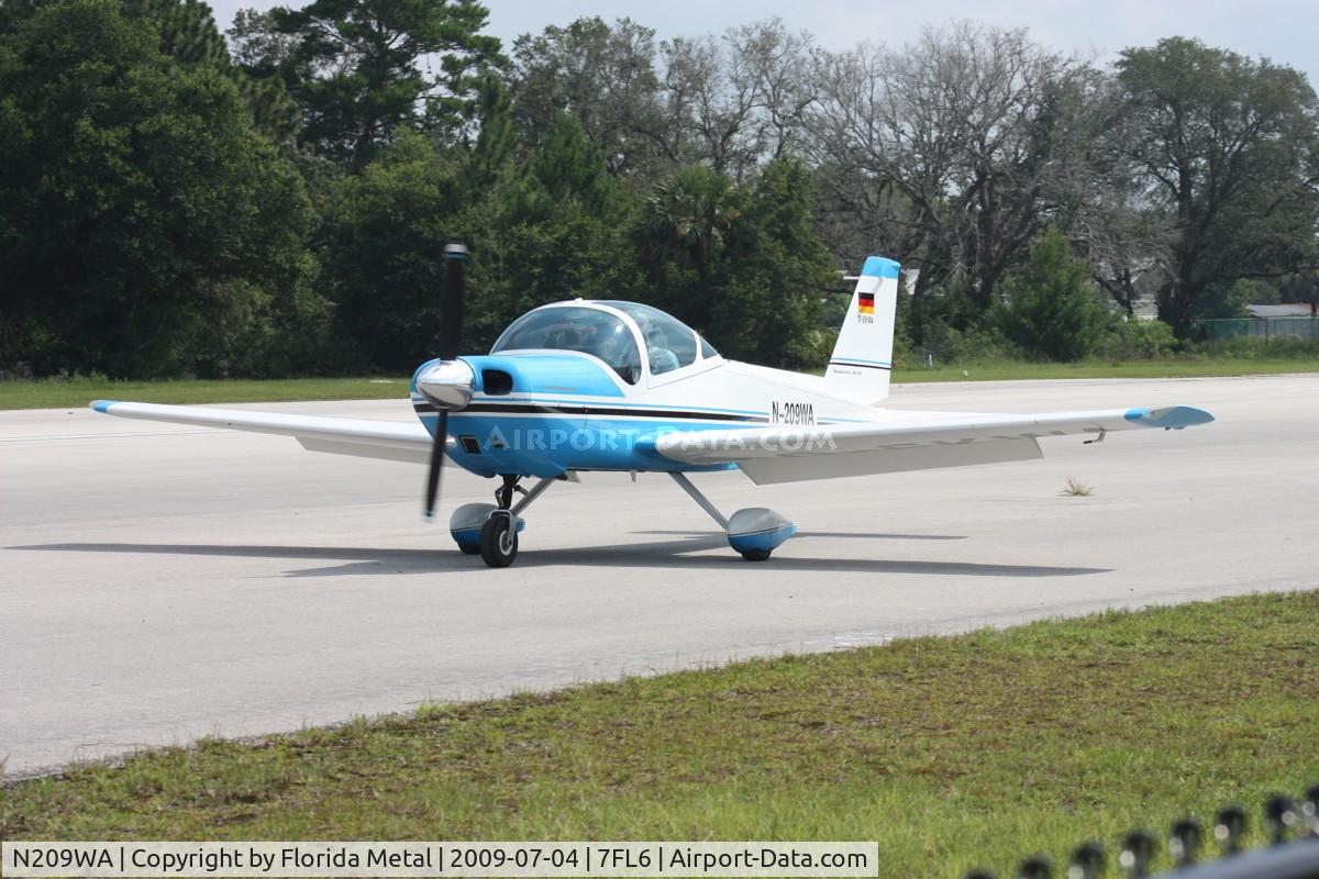 N209WA, 1971 Bolkow Bo-209 Monsun C/N 122, Messerschmit BO 209