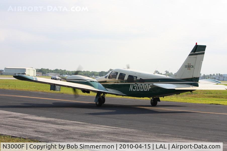 N3000F, 1978 Piper PA-34-200T C/N 34-7970044, Departing Lakeland, FL during Sun N Fun 2010