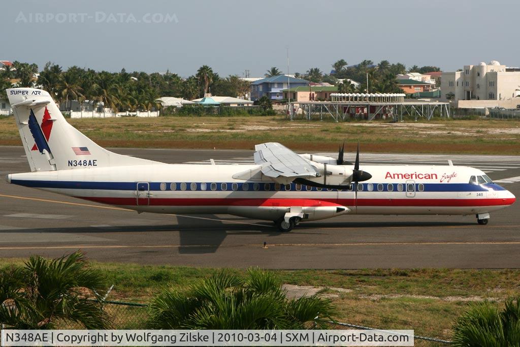 N348AE, 1993 ATR 72-212 C/N 349, visitor