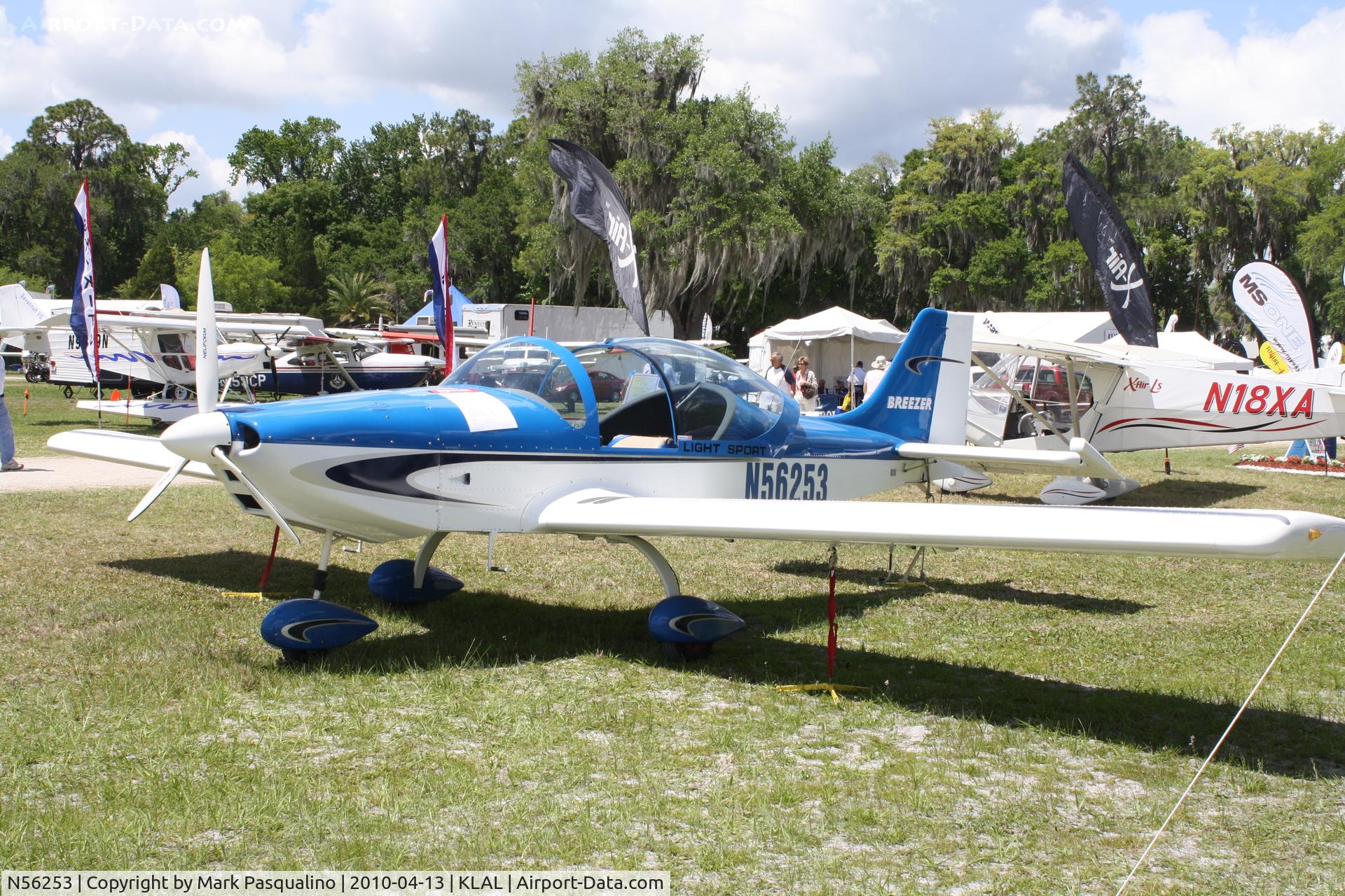 N56253, 2007 Breezer Light Sport Aircraft C/N 005LSA, Breezer