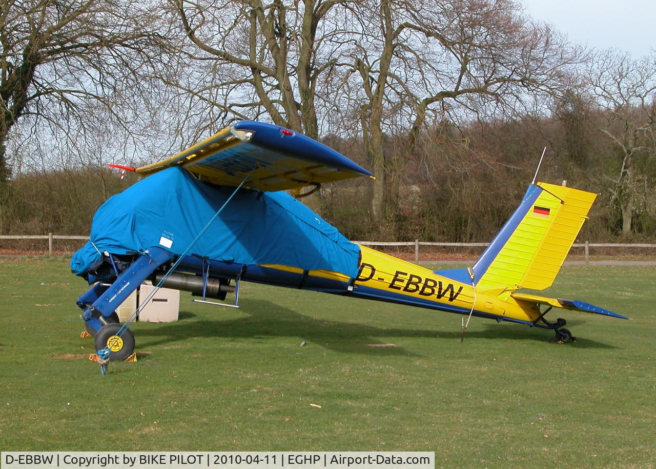 D-EBBW, PZL-Okecie PZL-104 Wilga 35A C/N 62167, NEW RESIDENT FOR POPHAM. JODEL FLY-IN 2010-04-11