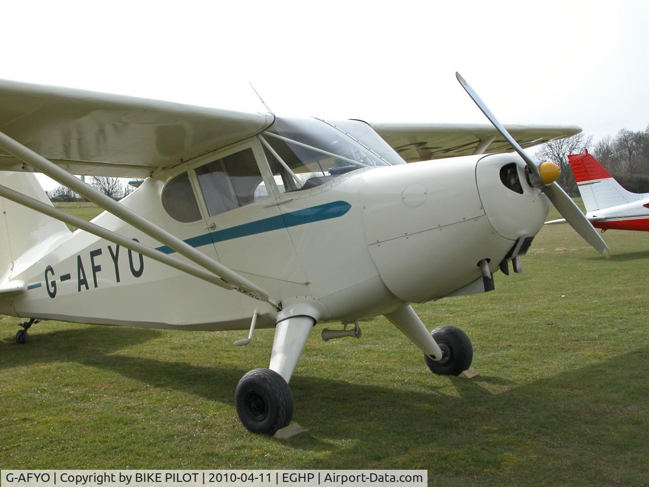G-AFYO, 1939 Stinson HW-75 C/N 7039, JODEL FLY-IN 2010-04-11