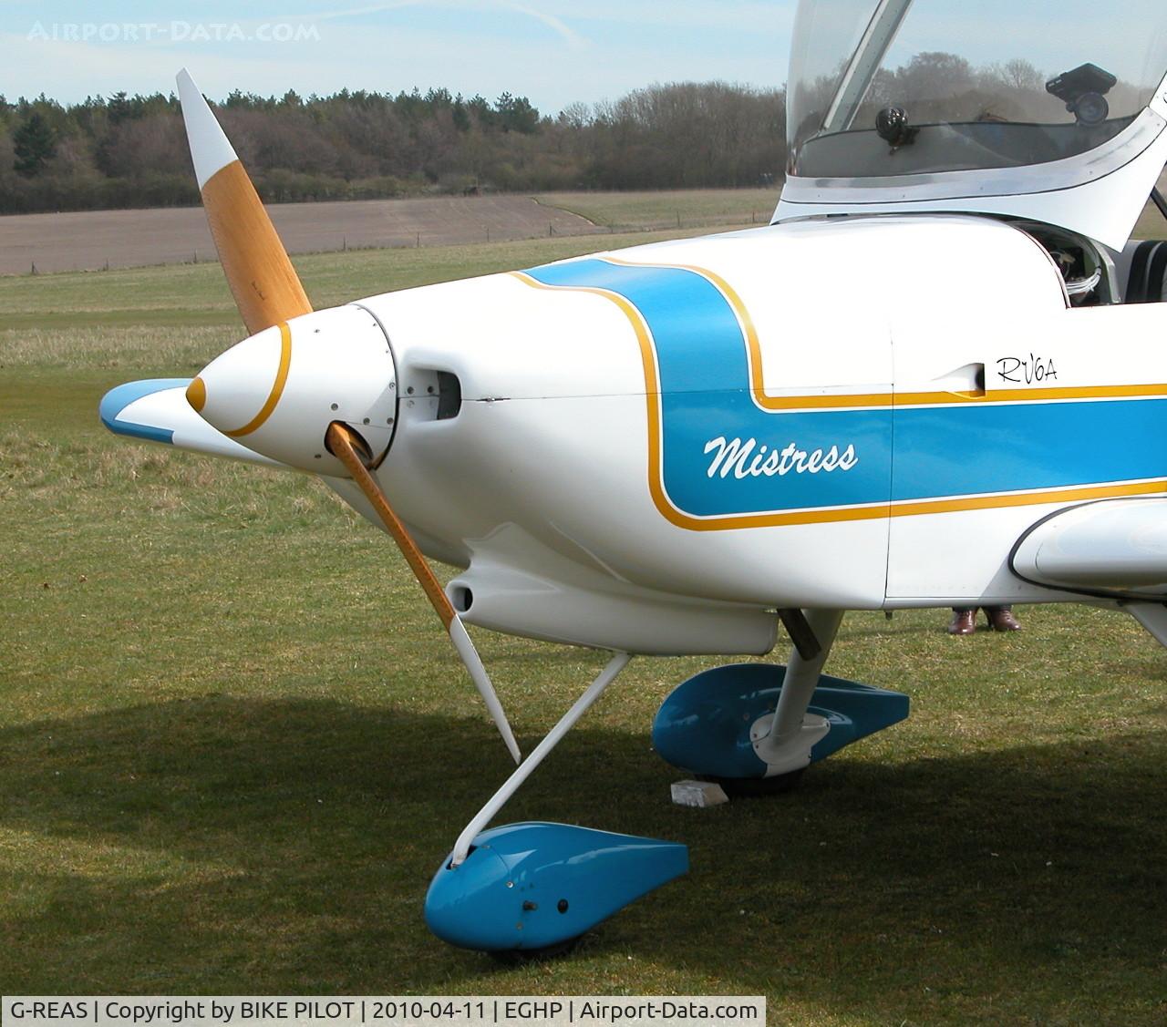 G-REAS, 1995 Vans RV-6A C/N PFA 181-12188, LYCOMING O-320-E2A. JODEL FLY-IN 2010-04-11
