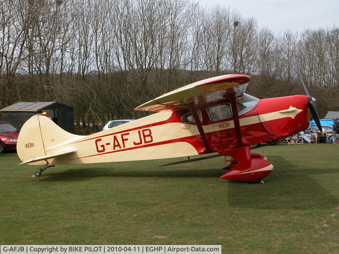 G-AFJB, 1938 Foster Wikner Wicko GM1 C/N 5, JODEL FLY-IN 2010-04-11