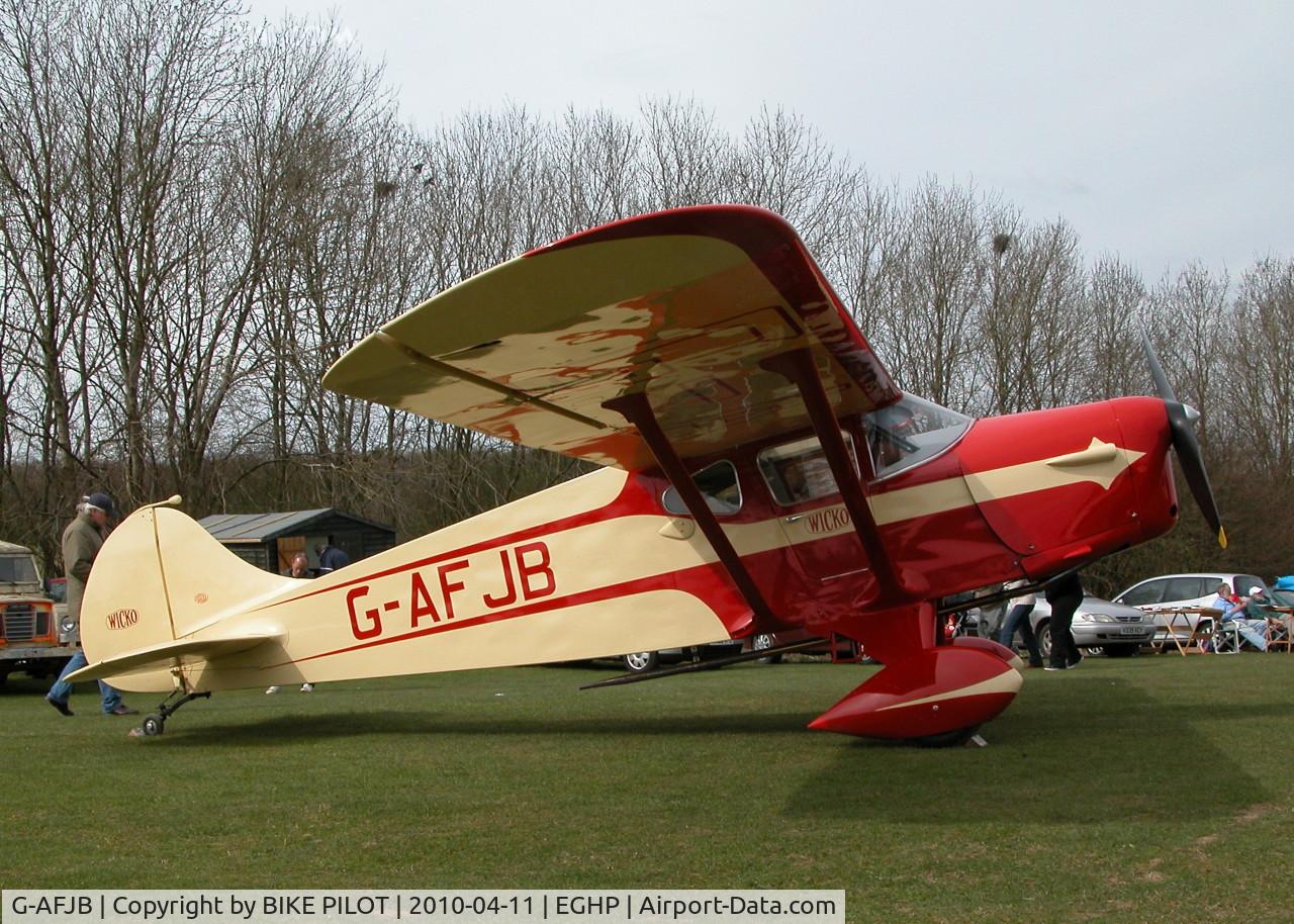 G-AFJB, 1938 Foster Wikner Wicko GM1 C/N 5, JODEL FLY-IN 2010-04-11