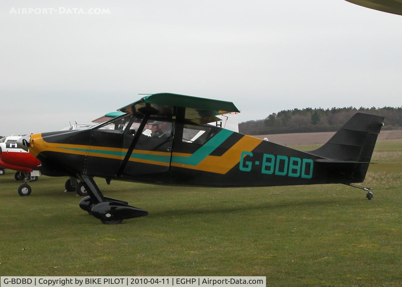G-BDBD, 1963 Wittman W-8 Tailwind C/N 133, JODEL FLY-IN 2010-04-11