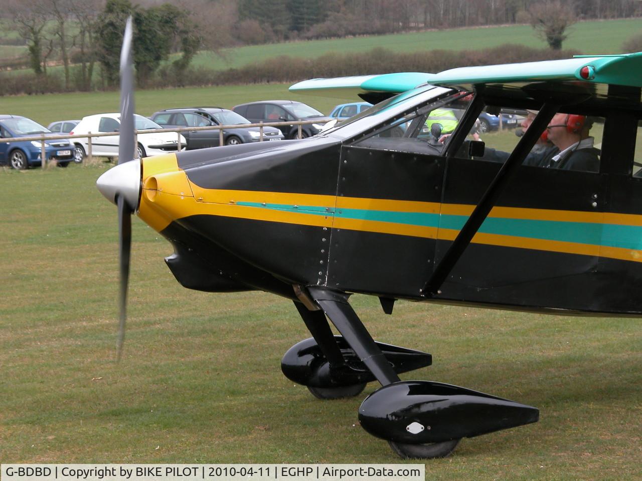 G-BDBD, 1963 Wittman W-8 Tailwind C/N 133, JODEL FLY-IN 2010-04-11