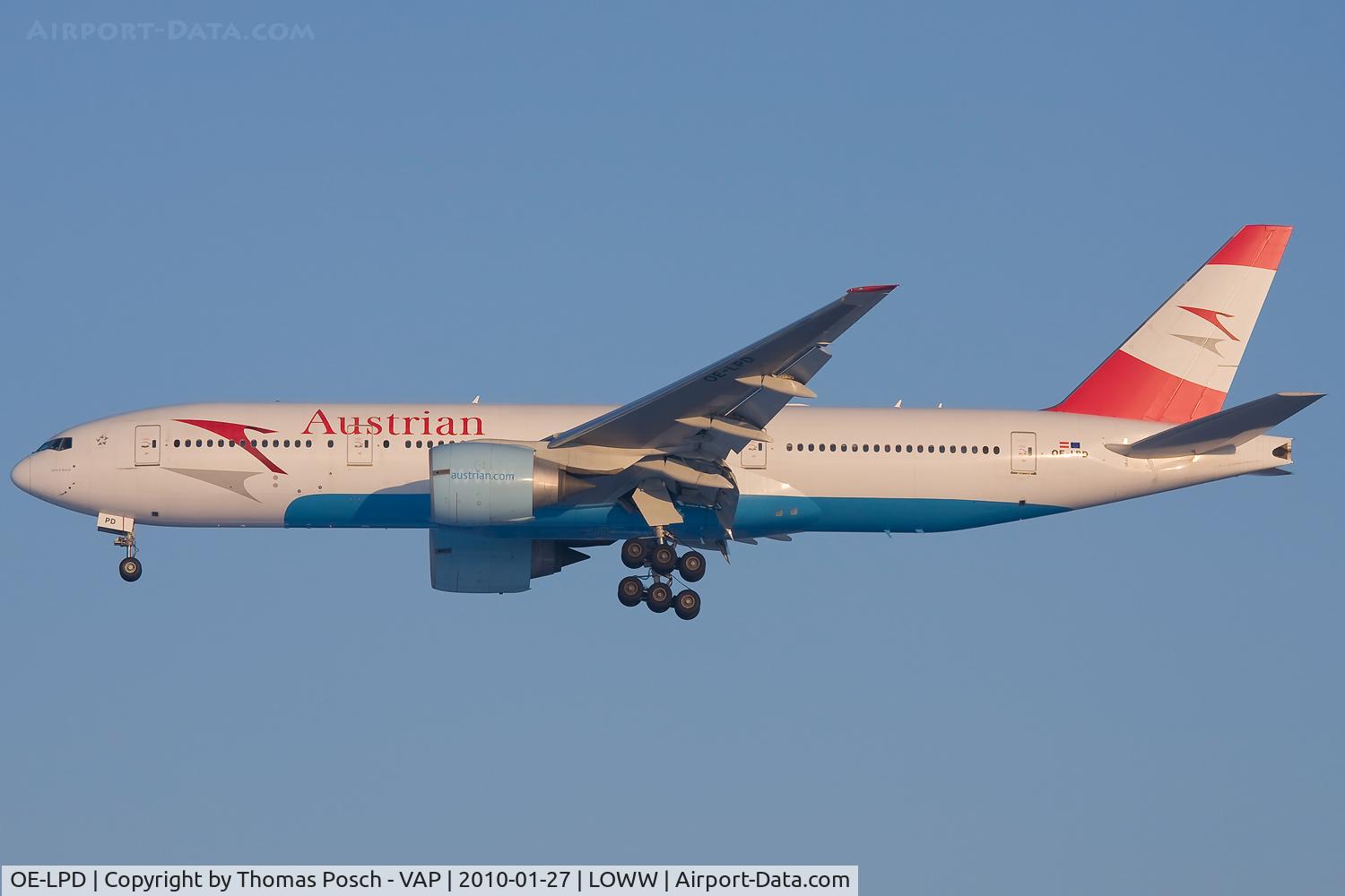 OE-LPD, 2006 Boeing 777-2Z9/ER C/N 35960, Austrian Airlines