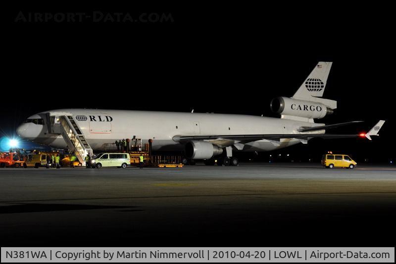 N381WA, 1992 McDonnell Douglas MD-11F C/N 48523, MD-11F