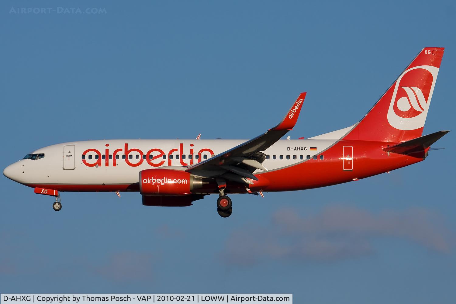 D-AHXG, 2008 Boeing 737-7K5 C/N 35140, Air Berlin