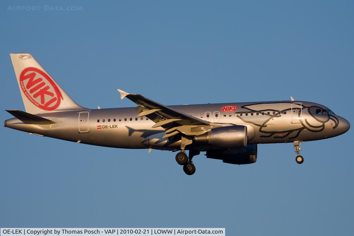 OE-LEK, 2007 Airbus A319-112 C/N 3019, FlyNiki