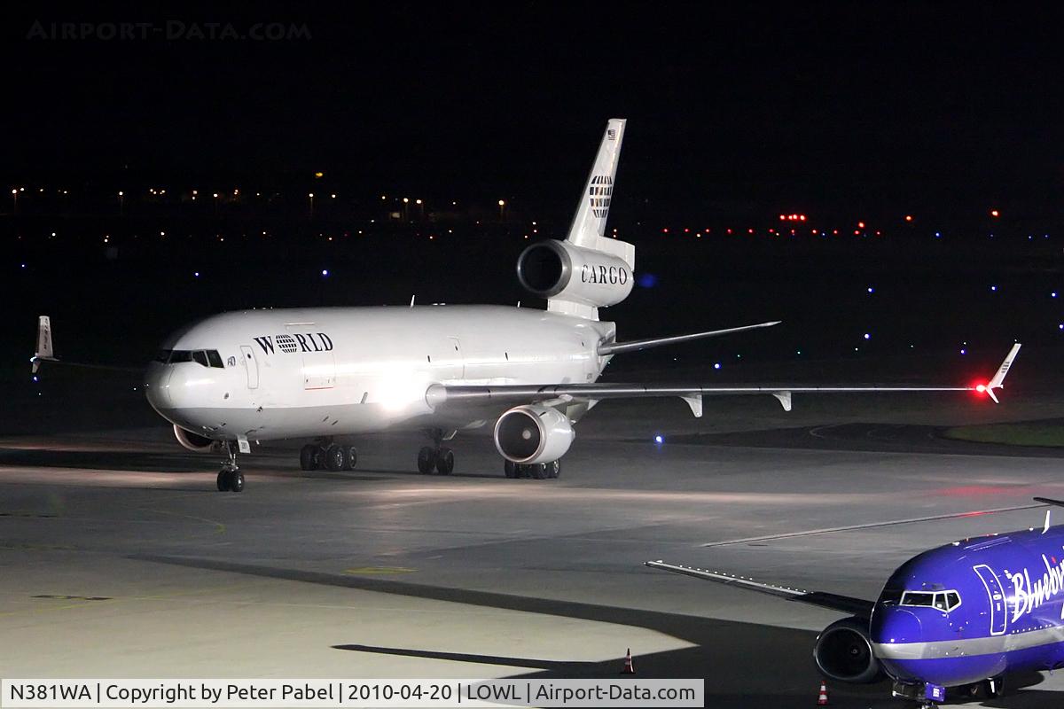 N381WA, 1992 McDonnell Douglas MD-11F C/N 48523, World Airways Cargo