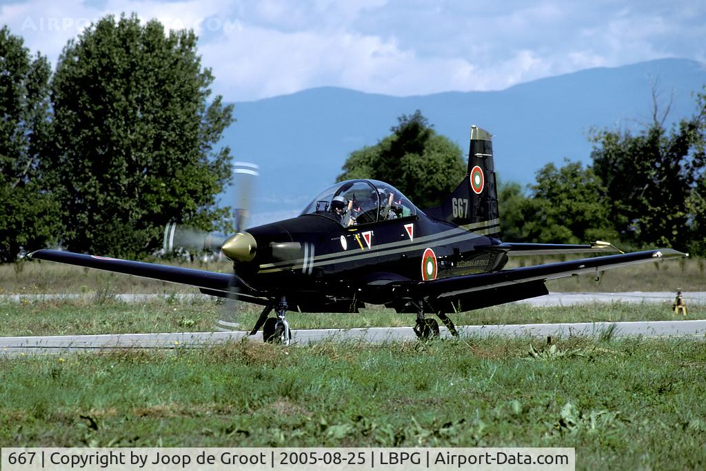 667, Pilatus PC-9M C/N 667, arrival day for the Co-operative Key exercise.