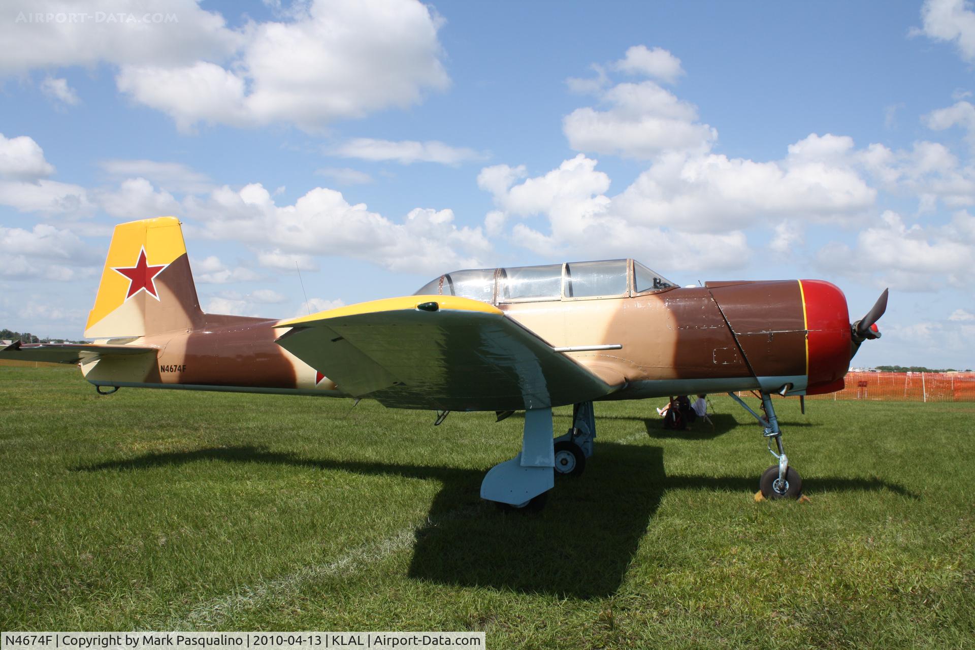 N4674F, 1972 Nanchang CJ-6A C/N 2851247, Nanchang CJ-6A
