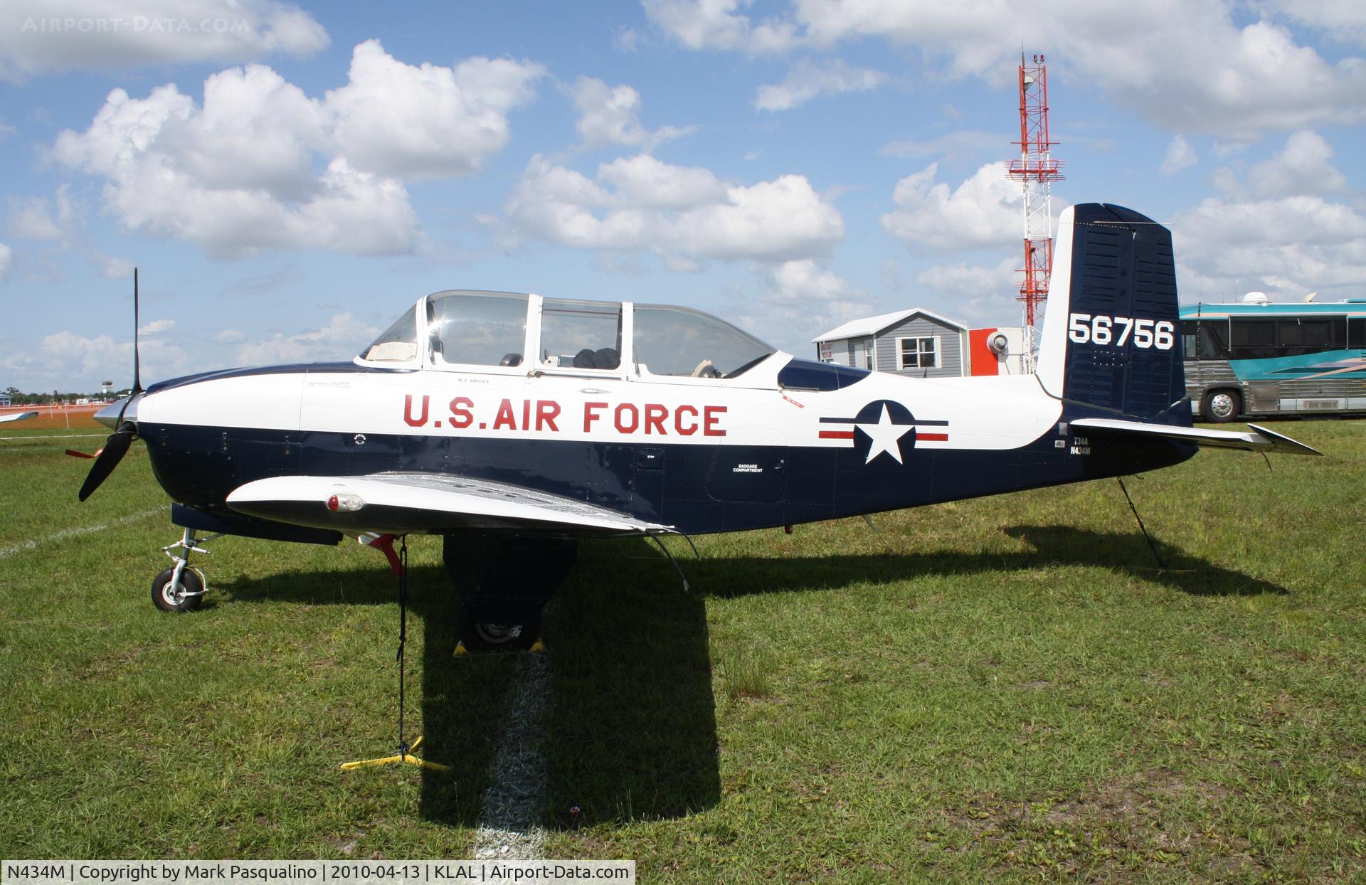 N434M, 1955 Beech A45 C/N G-756, Beech T-34A