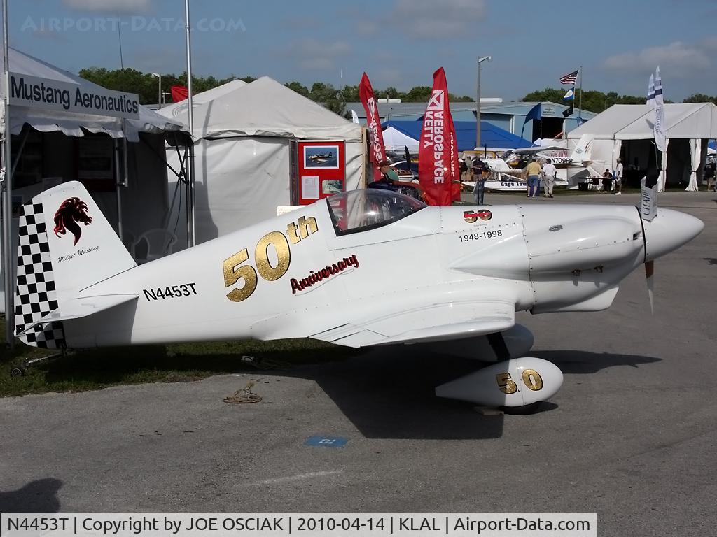 N4453T, Bushby Midget Mustang M-1 C/N M-I-1101, On display at Sun-N-Fun