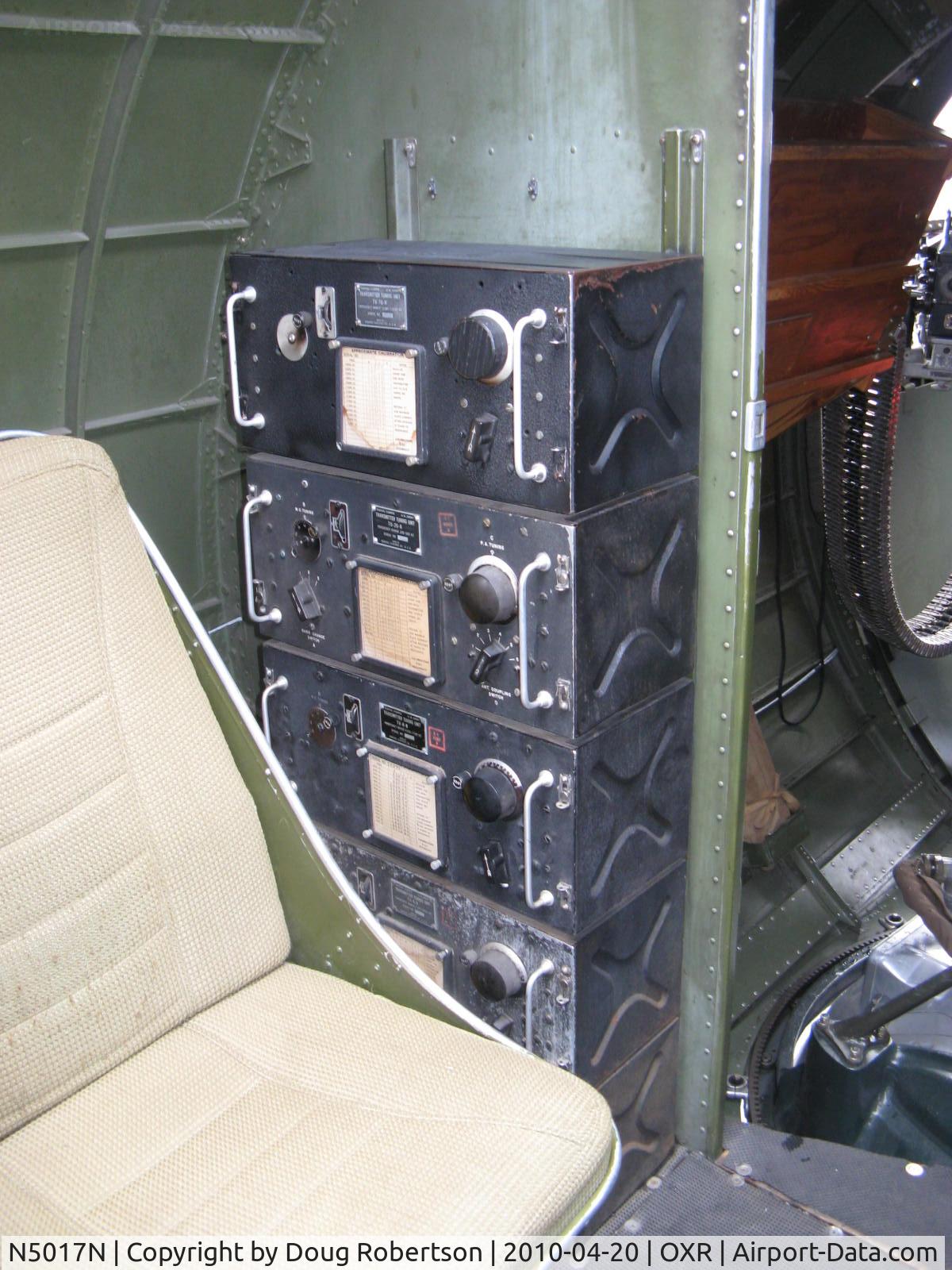 N5017N, 1944 Lockheed/Vega (Boeing) B-17G-105-VE Flying Fortress C/N 8649, 1944 Boeing B-17G Flying Fortress 'Aluminum Overcast' , radio operator compartment vintage avionics