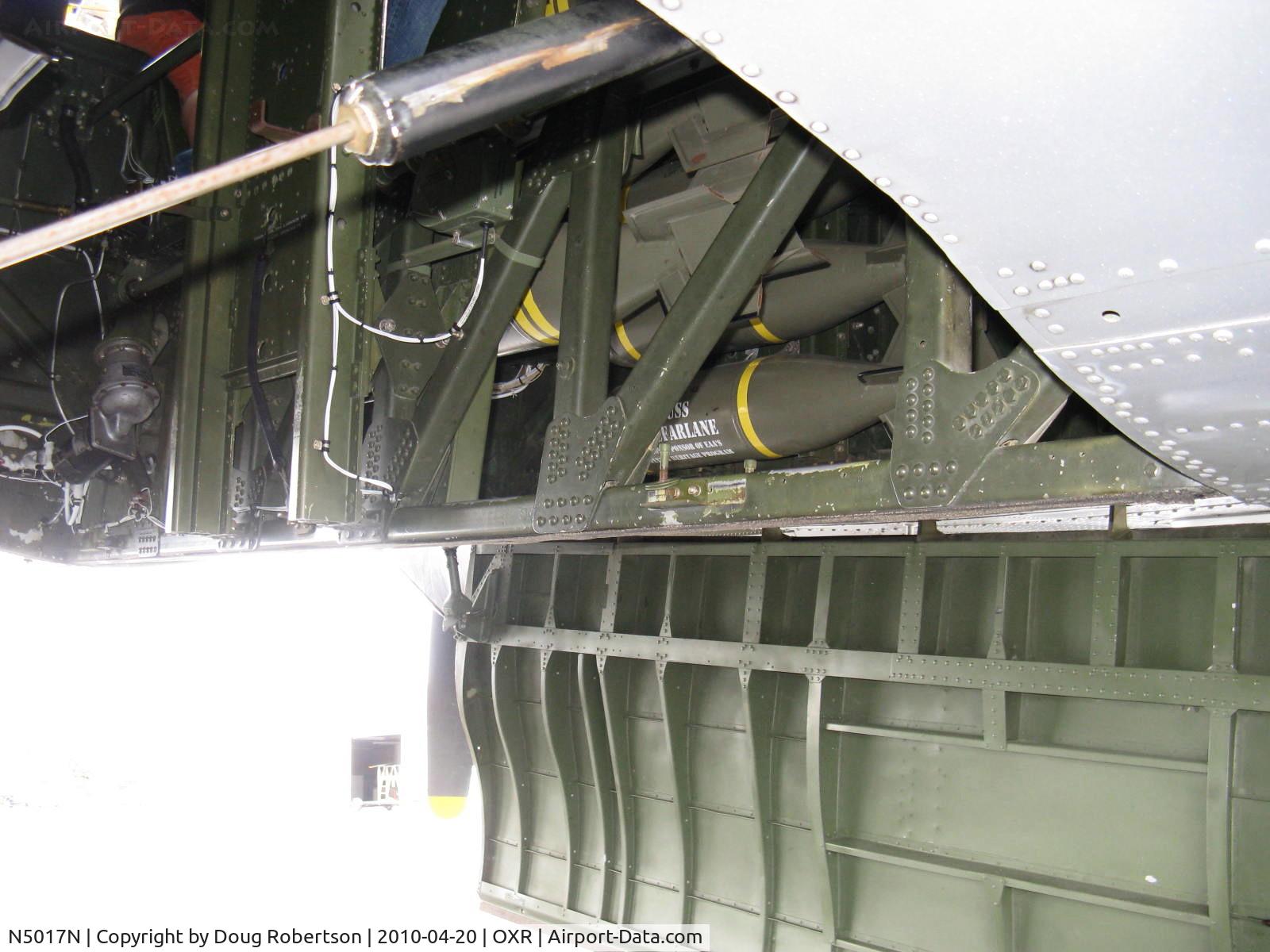 N5017N, 1944 Lockheed/Vega (Boeing) B-17G-105-VE Flying Fortress C/N 8649, 1944 Boeing B-17G Flying Fortress 'Aluminum Overcast', open bomb bay doors