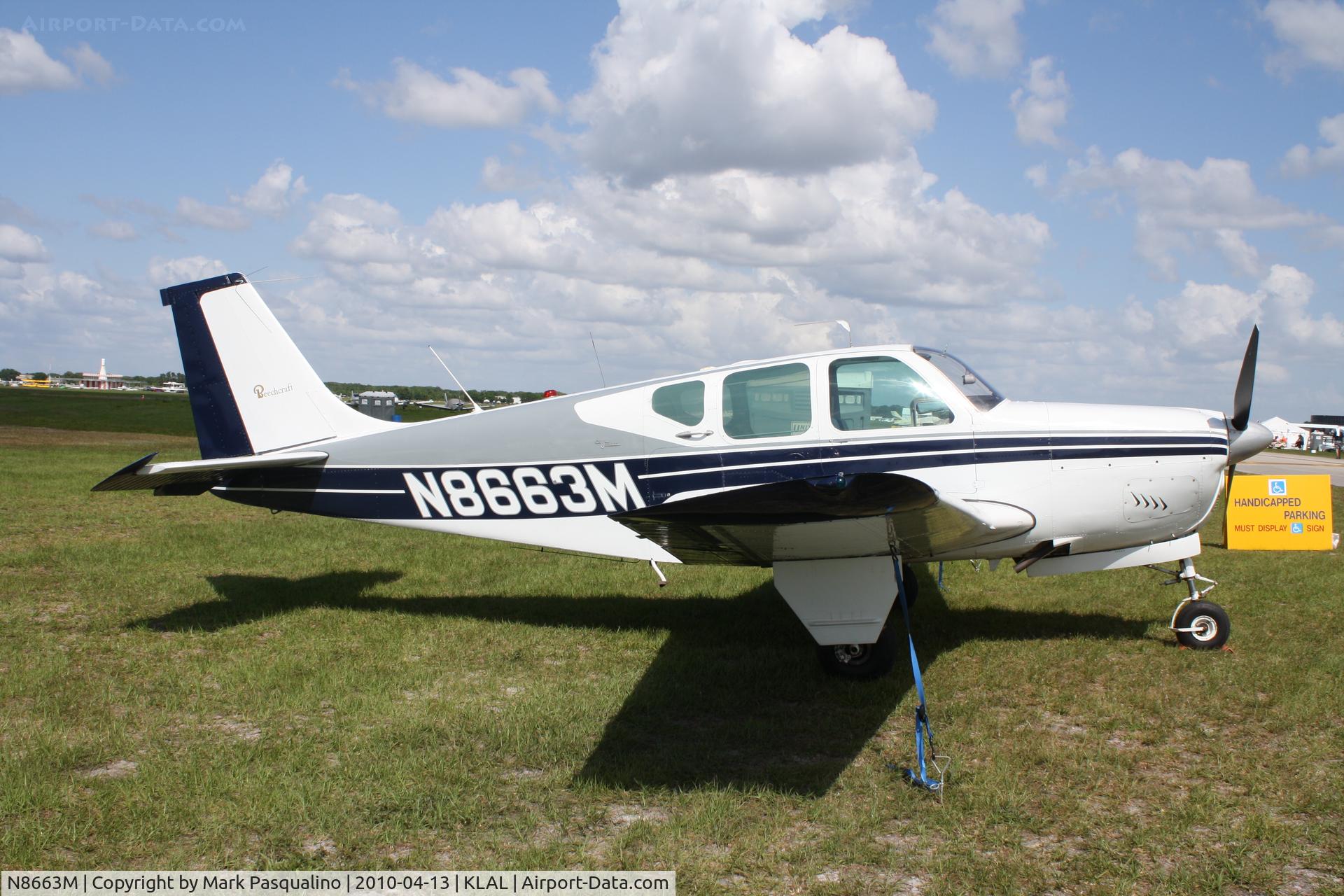 N8663M, 1963 Beech 35-B33 Debonair C/N CD-682, Beech B33