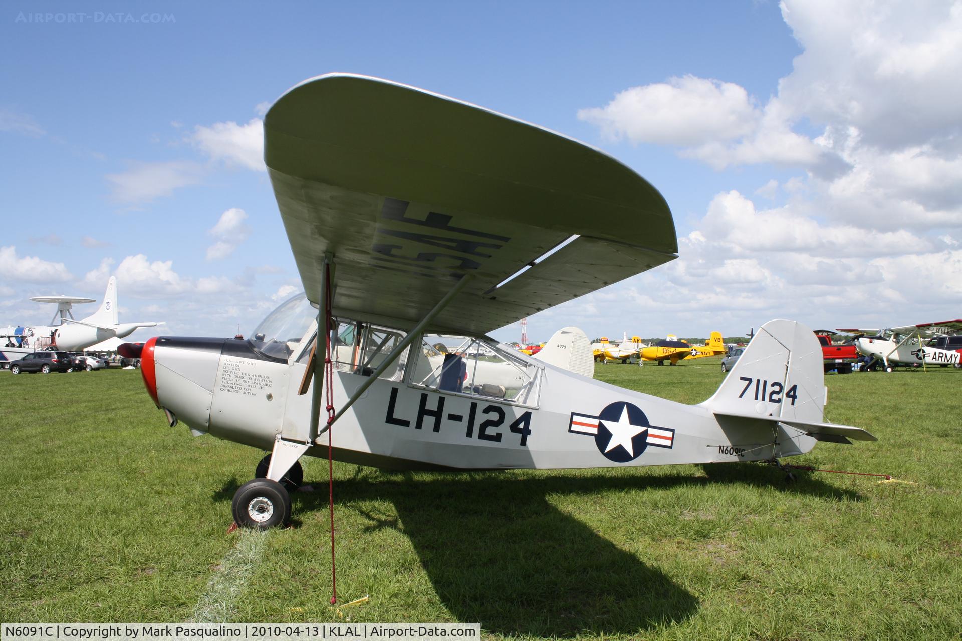 N6091C, 1947 Aeronca L-16A C/N Not found (47-1124), Aeronca L-16A