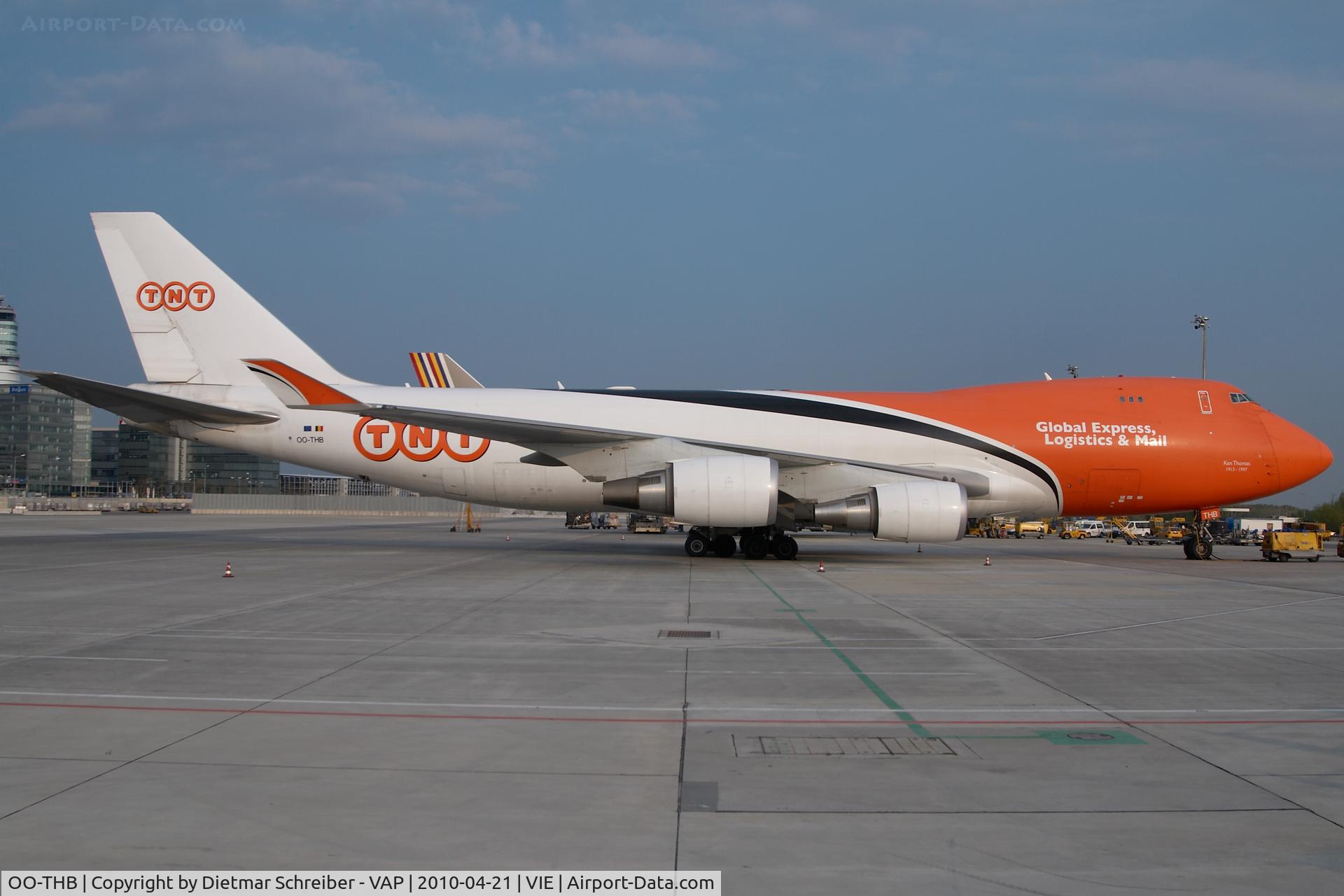 OO-THB, 2007 Boeing 747-4HAERF C/N 35234, TNT Boeing 747-400