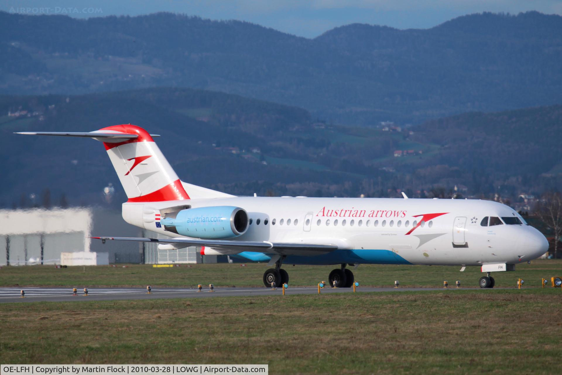 OE-LFH, 1995 Fokker 70 (F-28-0070) C/N 11554, .