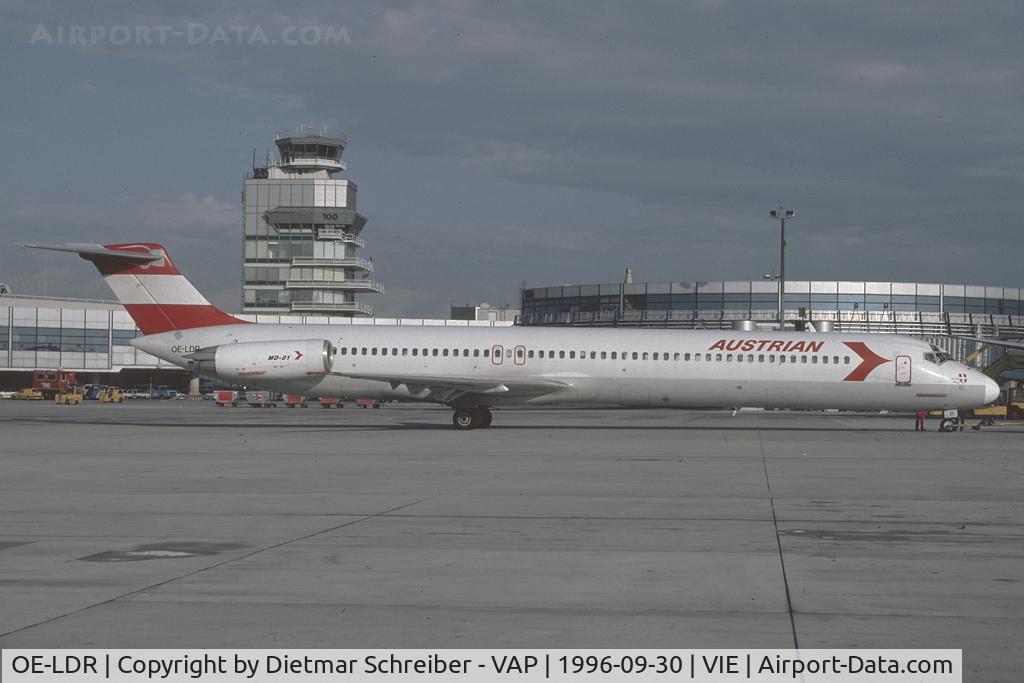 OE-LDR, 1980 McDonnell Douglas MD-81 (DC-9-81) C/N 48016, Austrian Airlines MD80