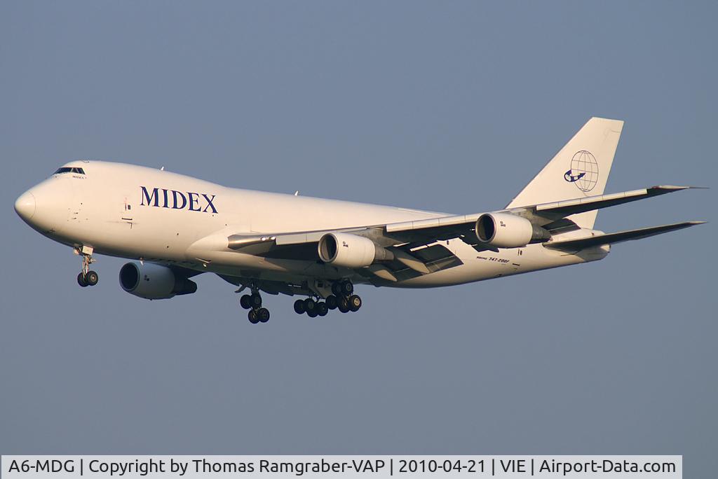 A6-MDG, 1991 Boeing 747-228F C/N 25266, Midex Boeing 747-200