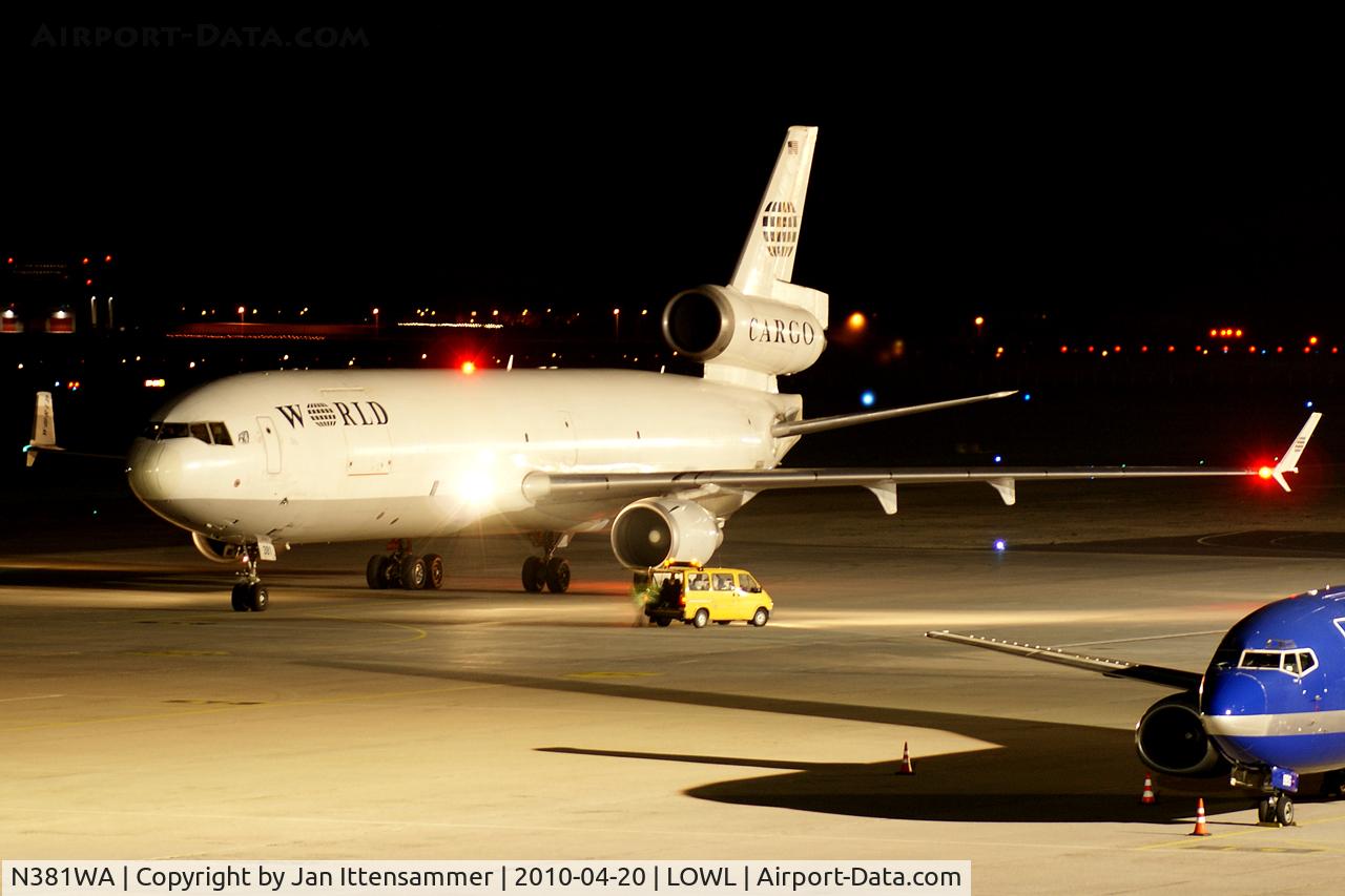 N381WA, 1992 McDonnell Douglas MD-11F C/N 48523, World Airways Cargo