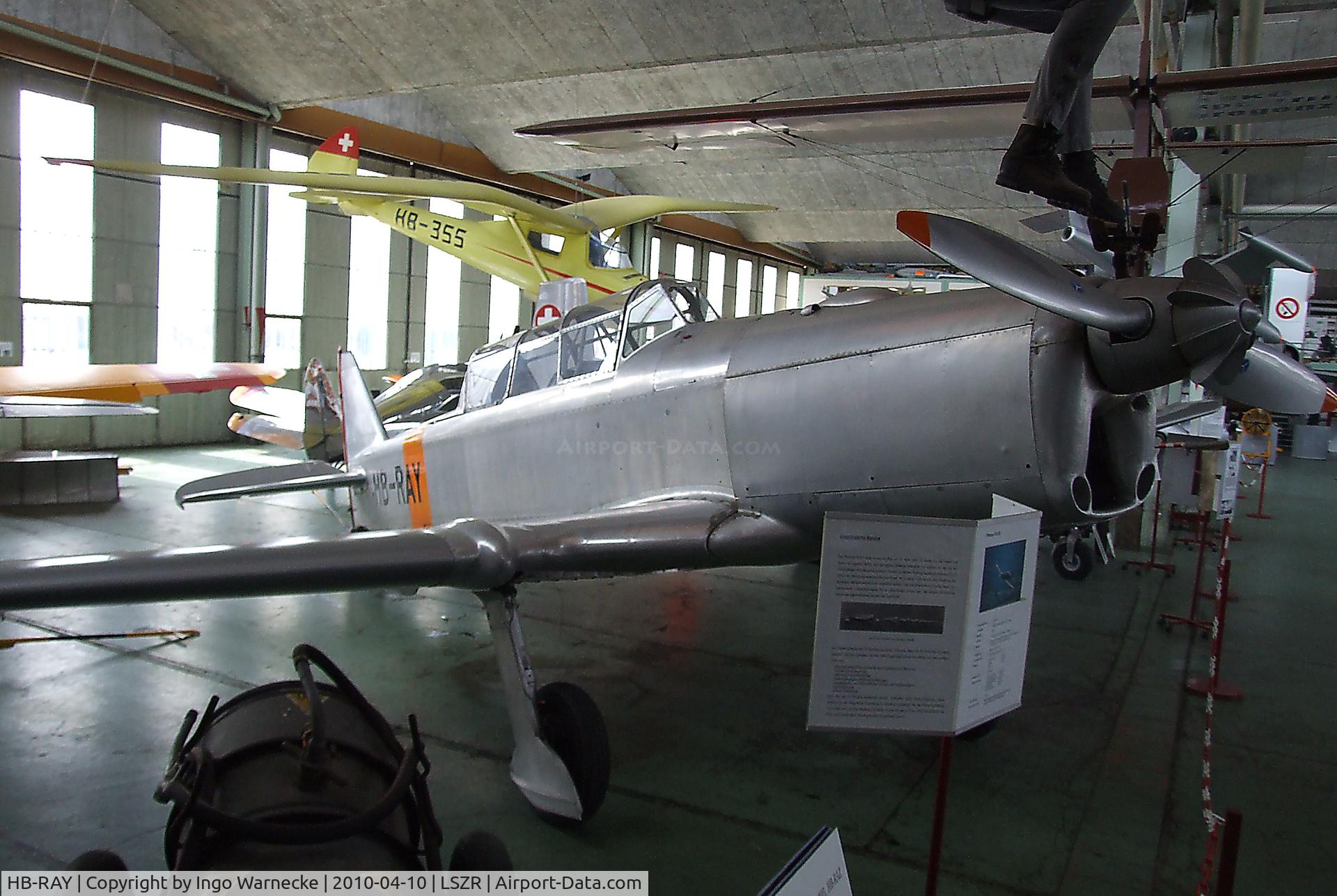 HB-RAY, 1947 Pilatus P2-05 C/N 35, Pilatus P2-05 at the Fliegermuseum Altenrhein