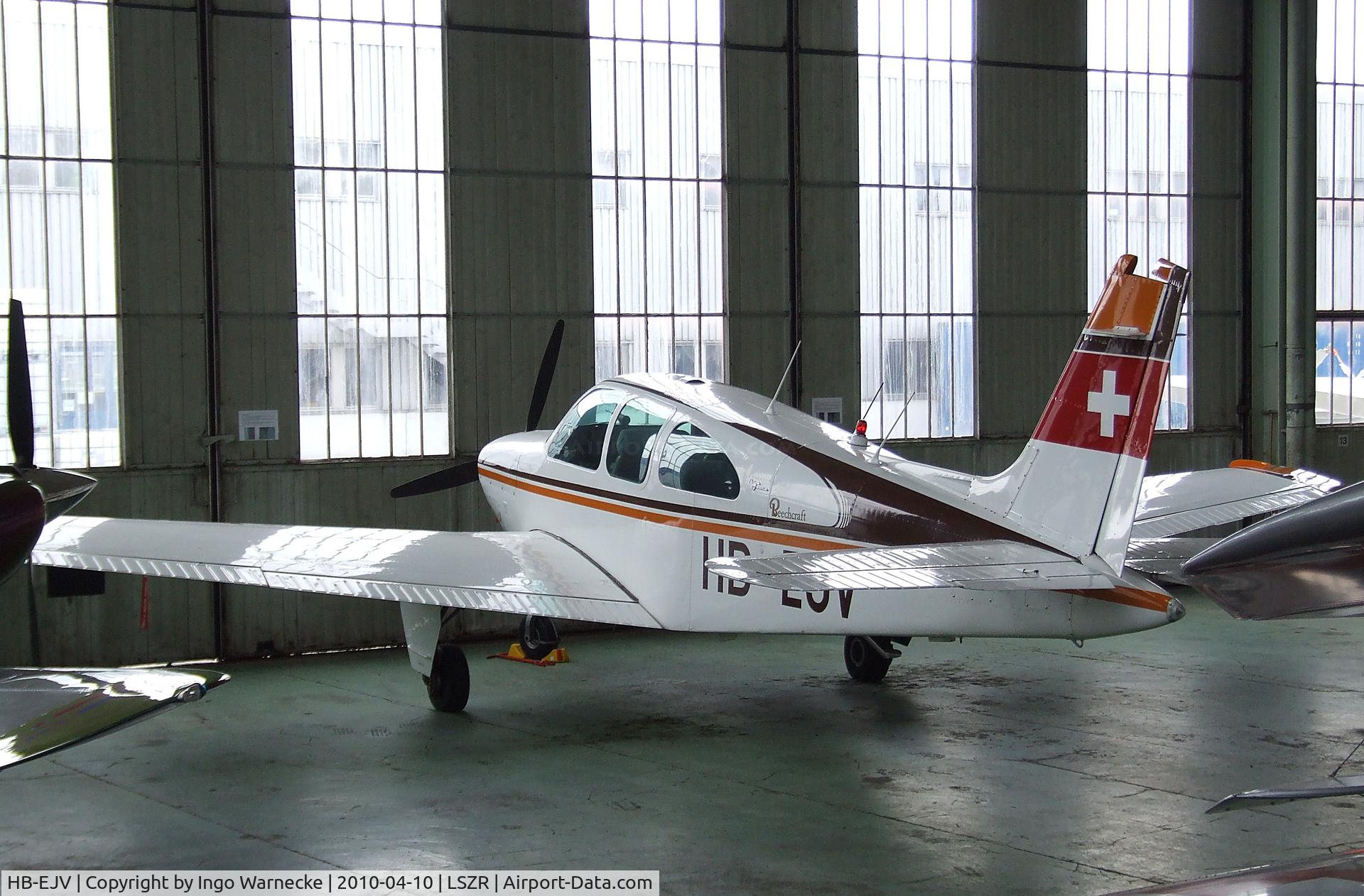 HB-EJV, 1966 Beech 35-C33 Debonair Debonair C/N CD-1028, Beechcraft 35-C33 Debonair at the Fliegermuseum Altenrhein