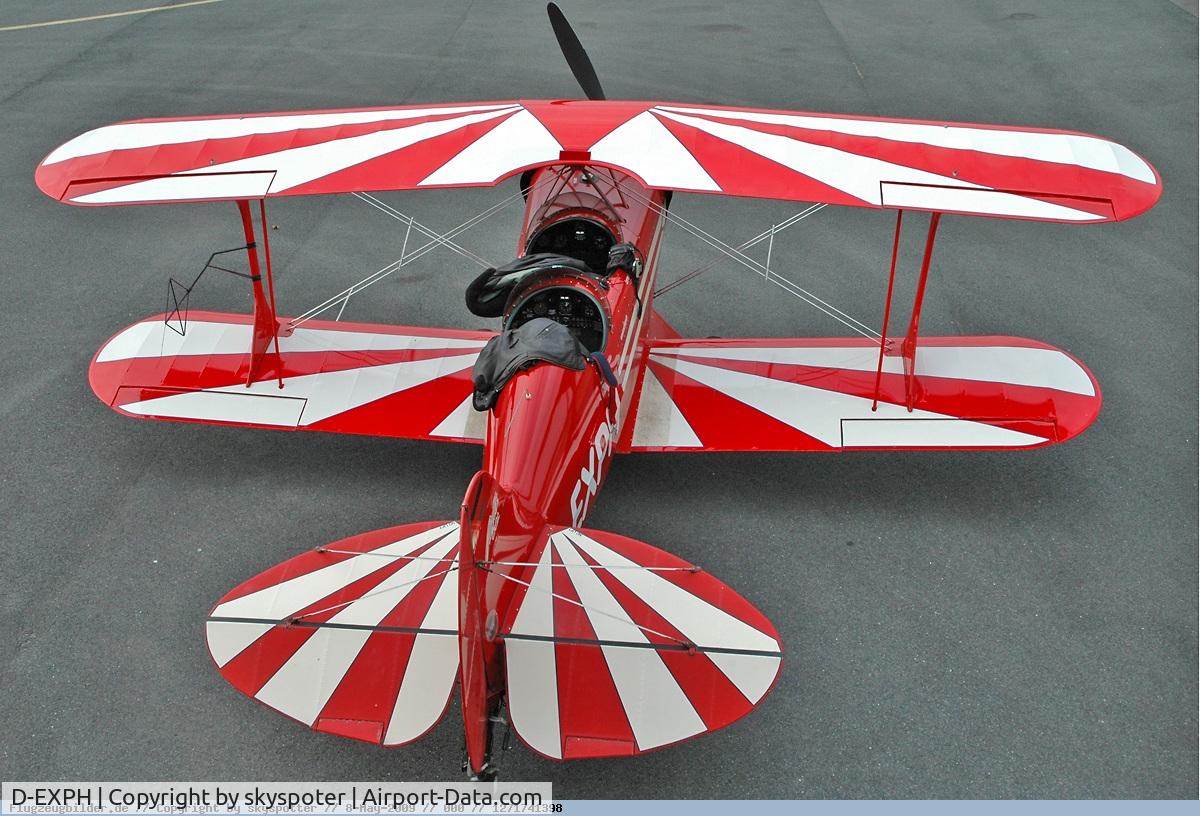 D-EXPH, 1972 Aerotek Pitts S-2A Special C/N 2015, In Germany gibt es 2 Orginal Rote Pitts S2A D-EXPH und D-ELYN