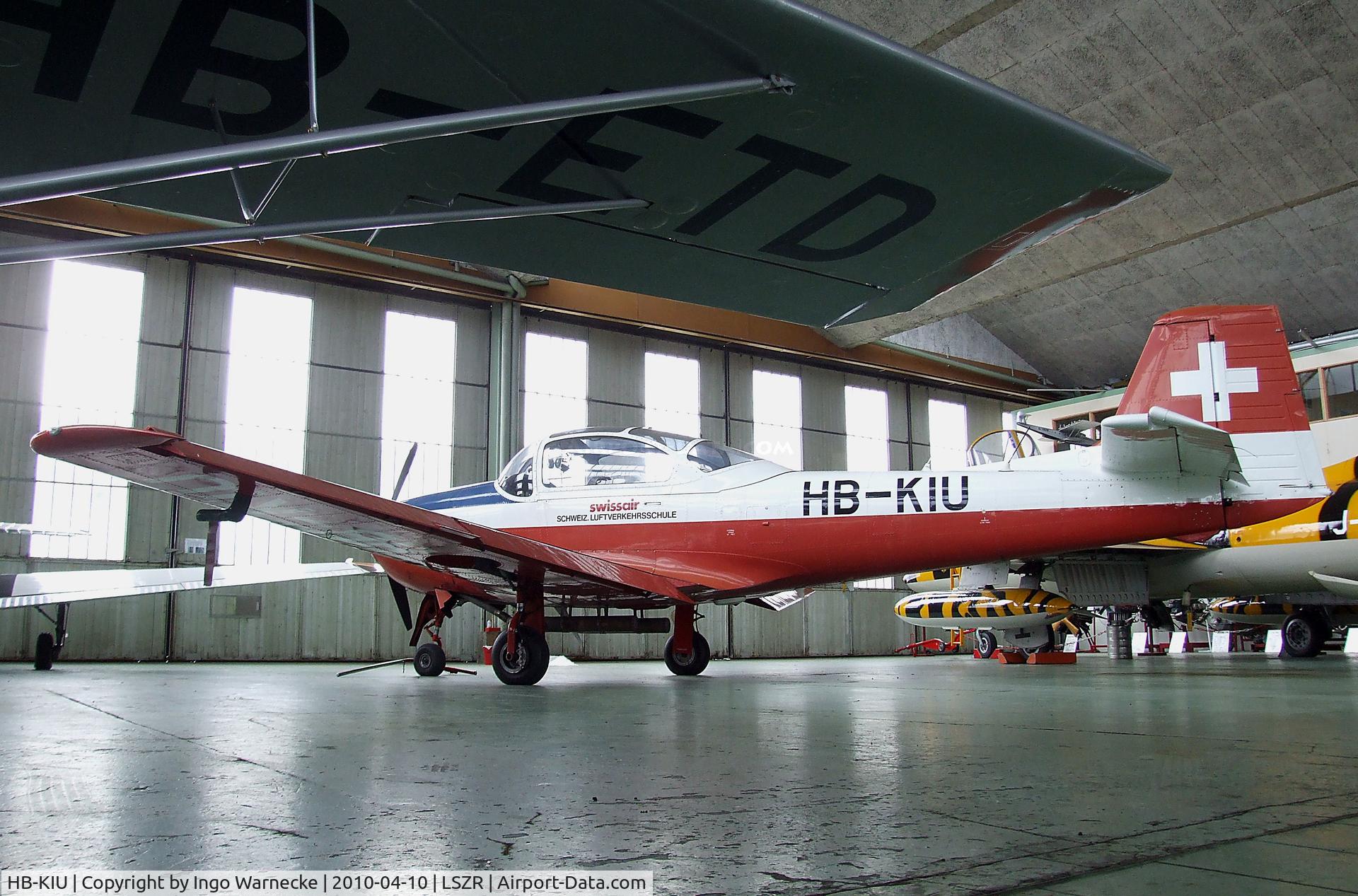 HB-KIU, 1960 Focke-Wulf FWP-149D C/N 175, Piaggio (VFW/Fokker (Focke-Wulf)) P.149D at the Fliegermuseum Altenrhein
