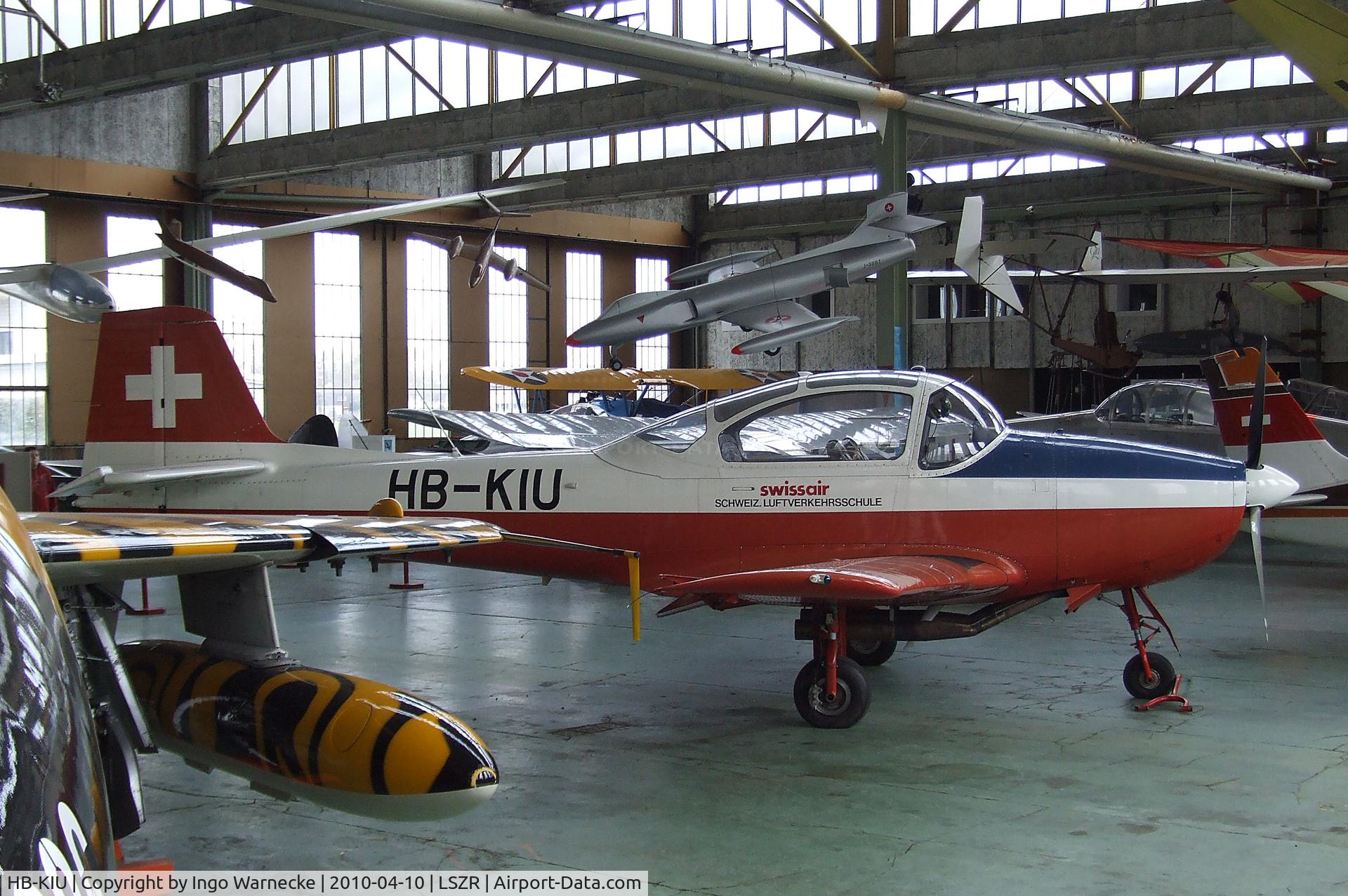 HB-KIU, 1960 Focke-Wulf FWP-149D C/N 175, Piaggio (VFW/Fokker (Focke-Wulf)) P.149D at the Fliegermuseum Altenrhein