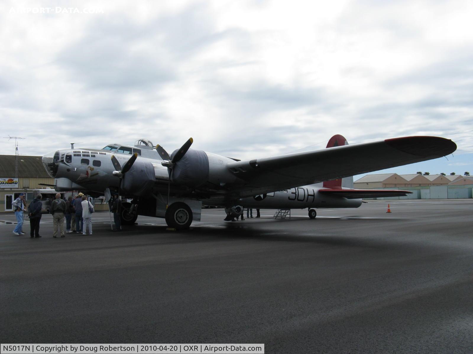 N5017N, 1944 Lockheed/Vega (Boeing) B-17G-105-VE Flying Fortress C/N 8649, 1944 Boeing B-17G Flying Fortress 'Aluminum Overcast', four Wright Cyclone R-1830-97 1,200 Hp each radial engines, three-blade feathering props