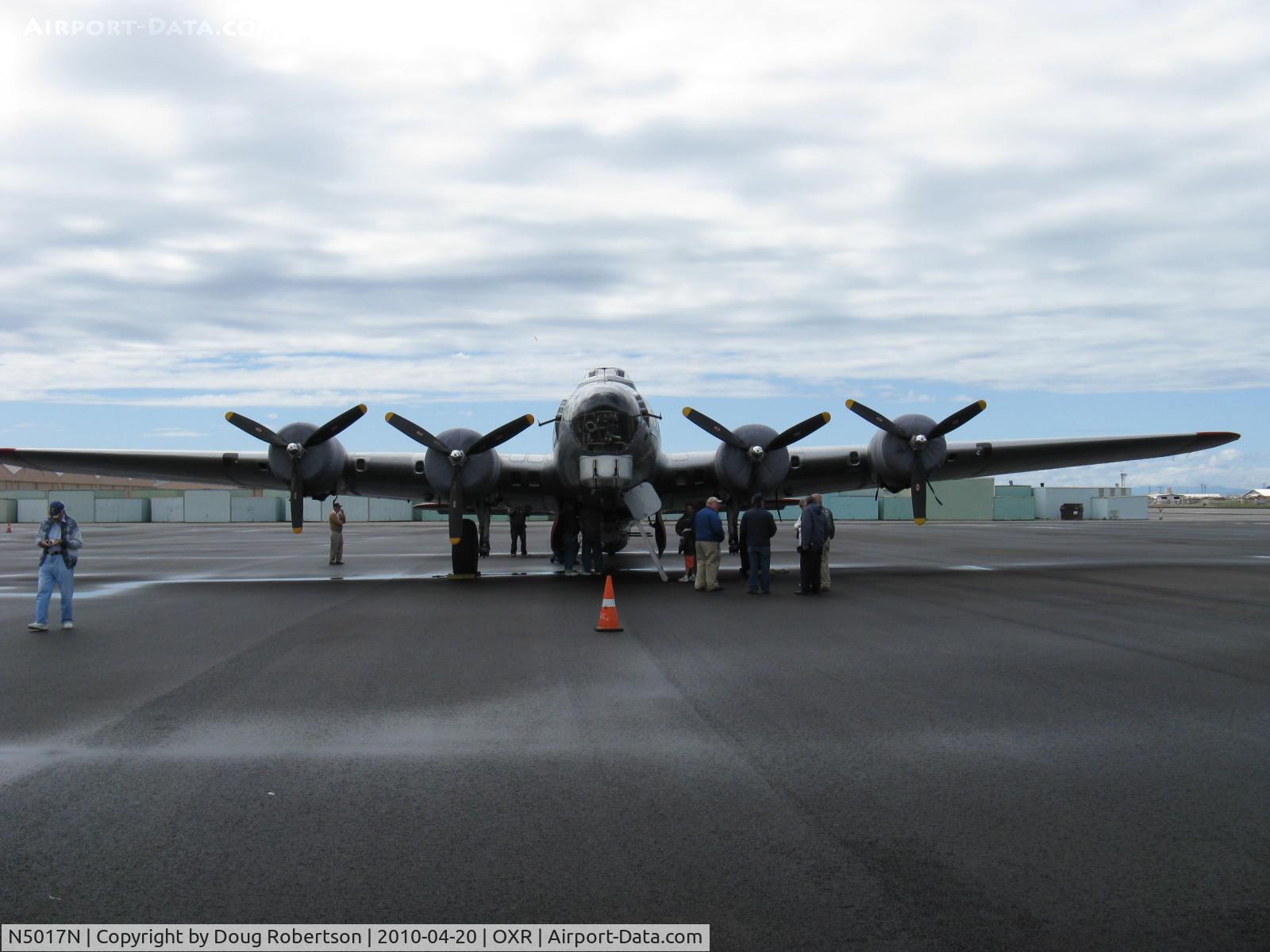 N5017N, 1944 Lockheed/Vega (Boeing) B-17G-105-VE Flying Fortress C/N 8649, 1944 Boeing B-17G Flying Fortress 'Aluminum Overcast', four Wright Cyclone R-1830-97 1,200 Hp each radial engines, three-blade feathering props