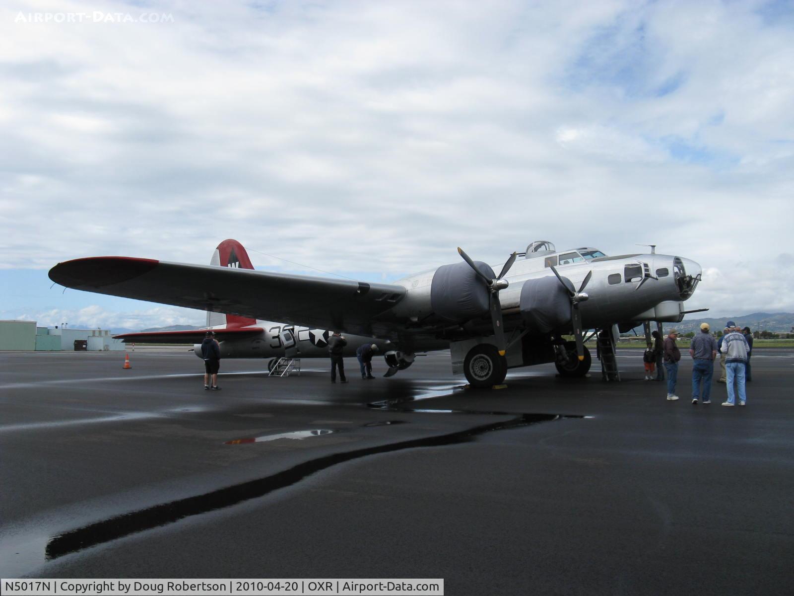 N5017N, 1944 Lockheed/Vega (Boeing) B-17G-105-VE Flying Fortress C/N 8649, 1944 Boeing B-17G Flying Fortress 'Aluminum Overcast', four Wright Cyclone R-1830-97 1,200 Hp each radial engines, three-blade feathering props