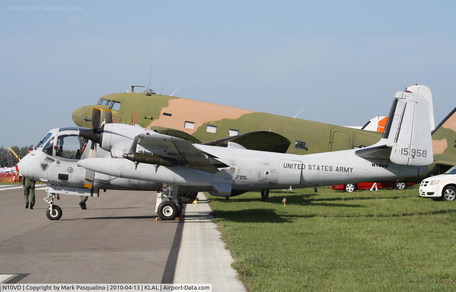 N10VD, 1968 Grumman OV-1D Mohawk C/N 162C, Grumman OV-1