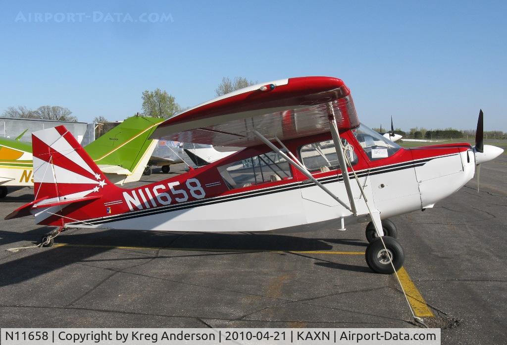 N11658, 1972 Bellanca 7GCAA C/N 234-72, A close up photo of the Citabria N11658.